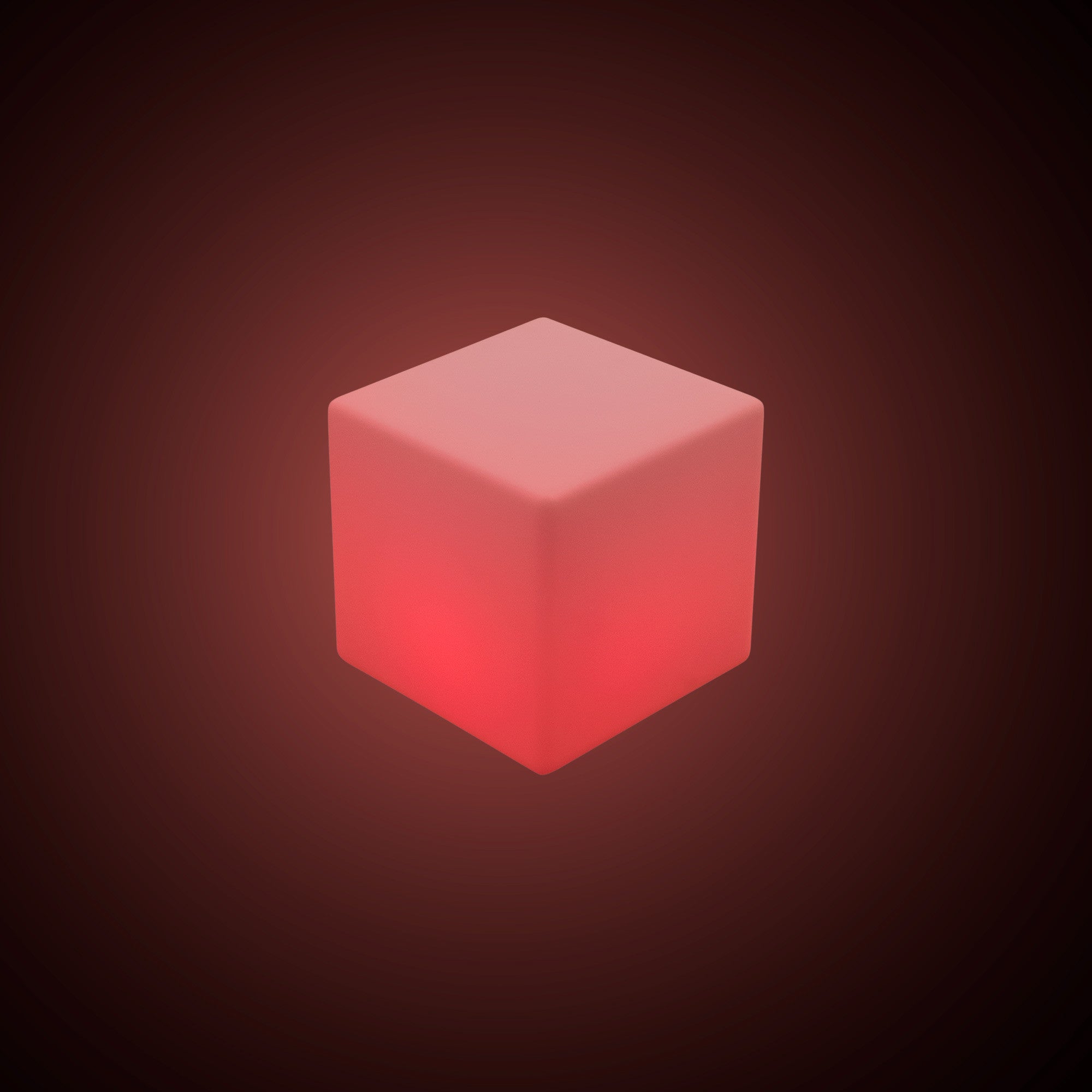 Cubo luminoso LED RGBW - 4W - Recargable