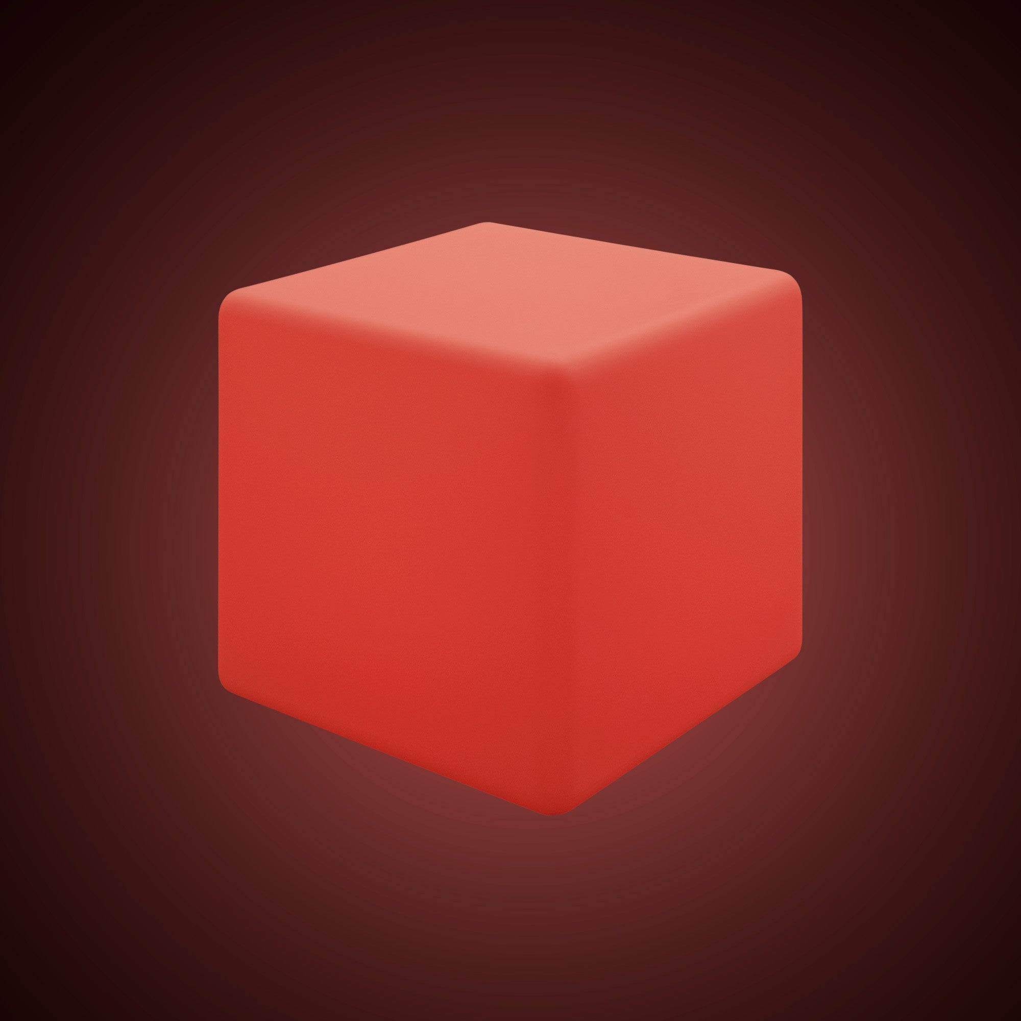 Cubo luminoso LED RGBW - 6W - Recargable