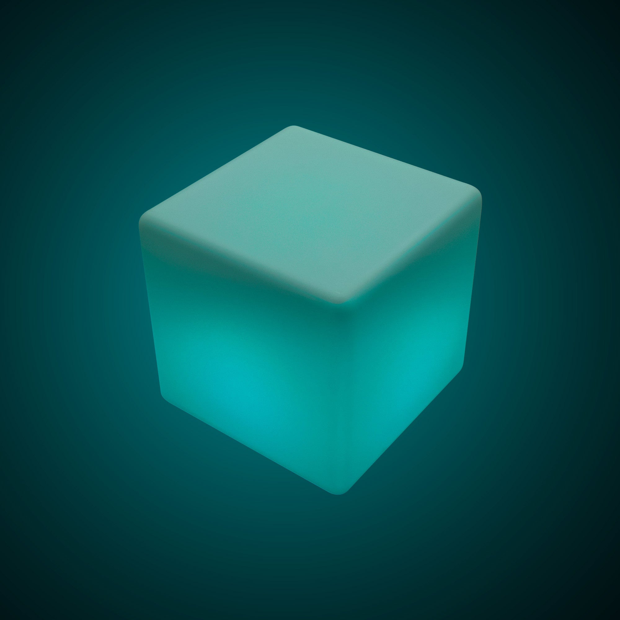Cubo luminoso LED RGBW - 6W - Recargable