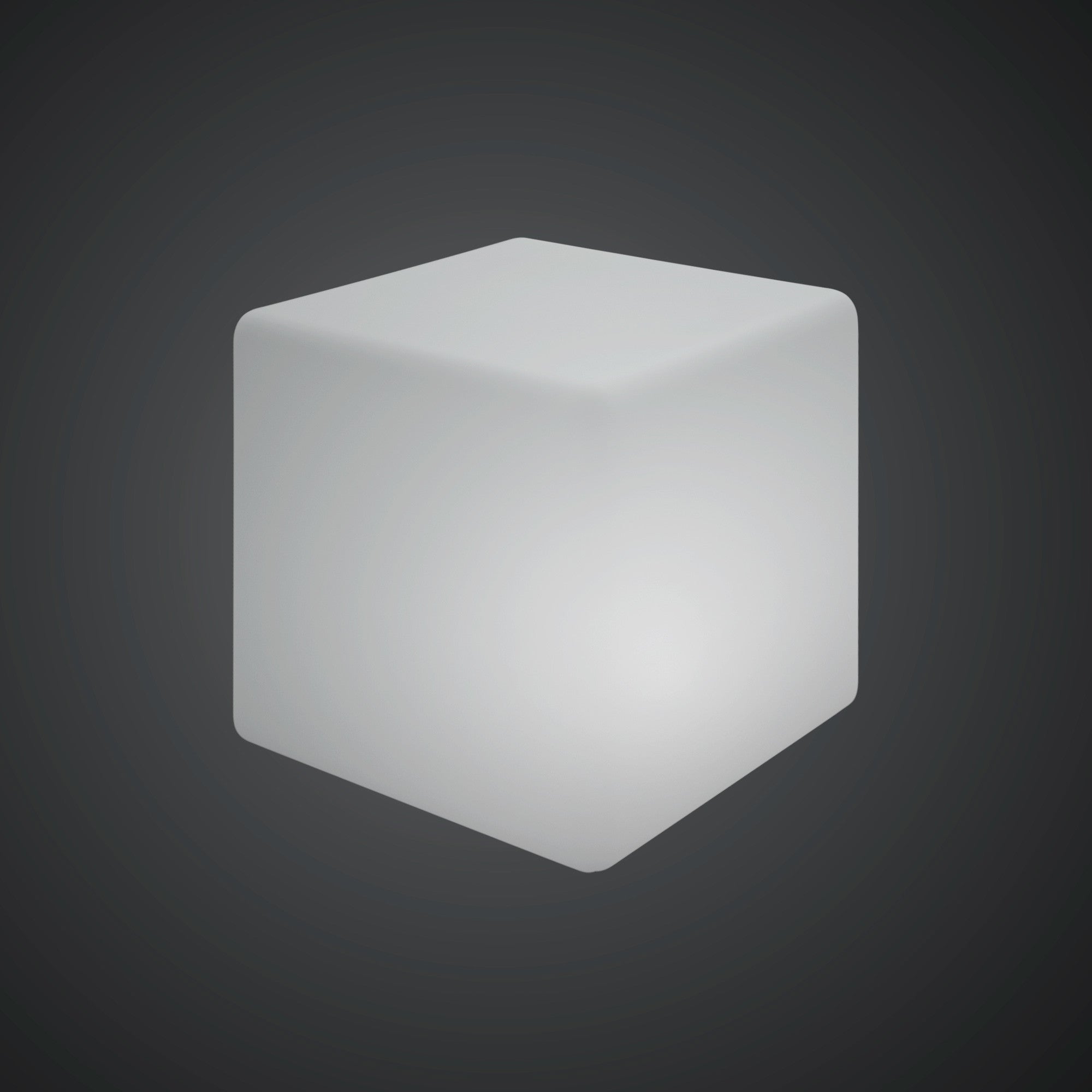 Cubo luminoso LED RGBW - 6W - Recargable
