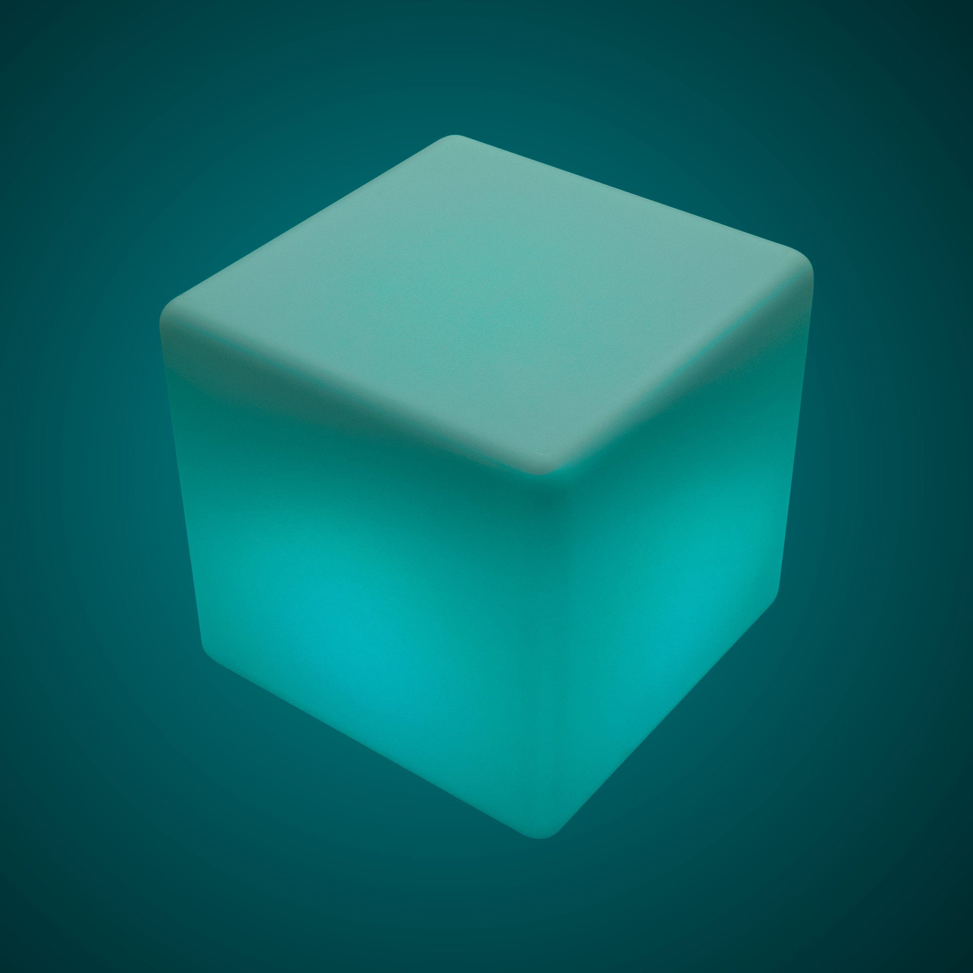 Cubo luminoso LED RGBW - 12W - Recargable