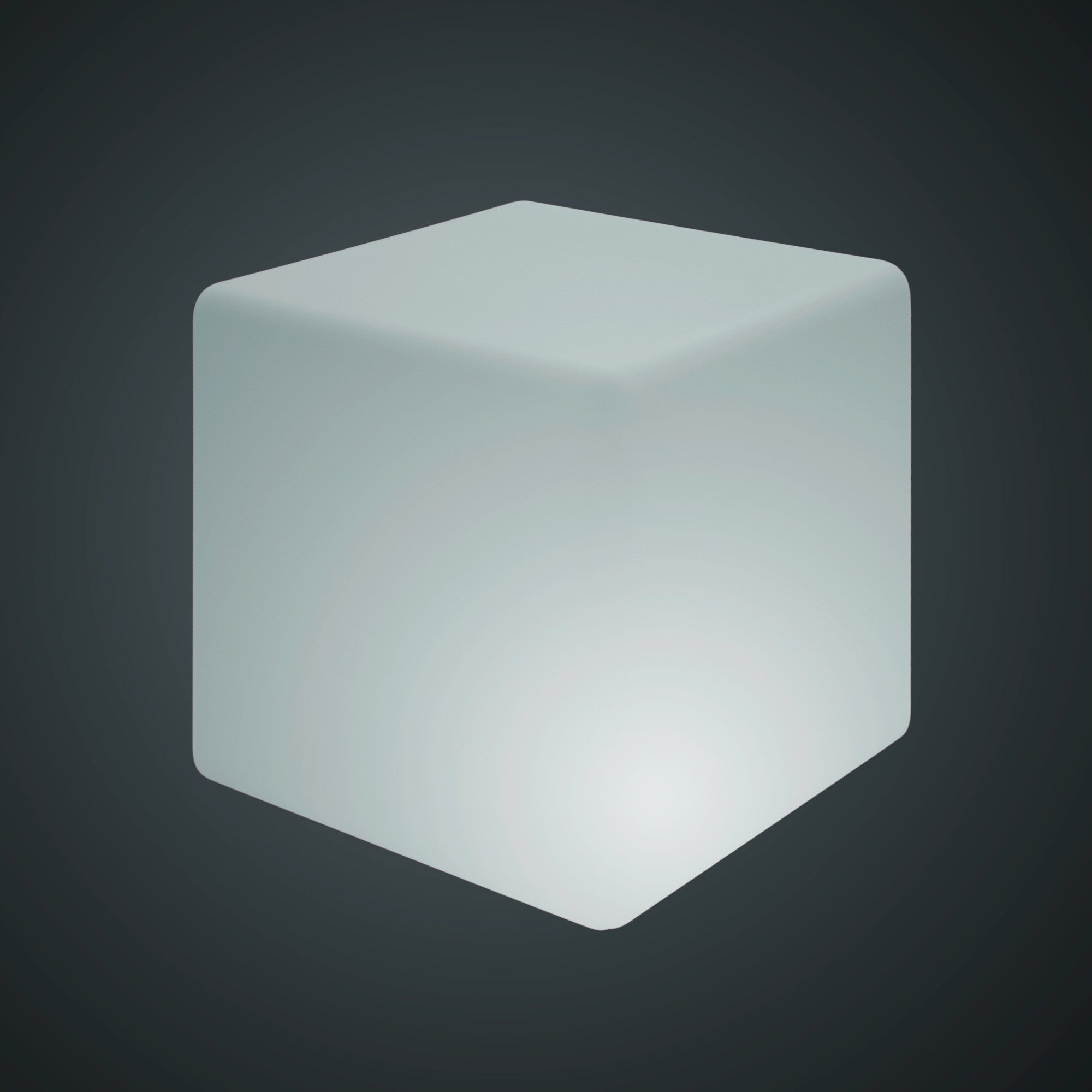 Cubo luminoso LED RGBW - 12W - Recargable