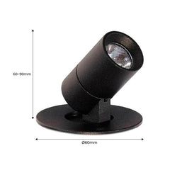 Aplique de techo LED empotrable 3W - Orientable - Chip CREE
