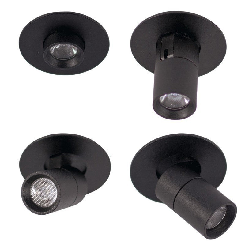 Aplique de techo LED empotrable 3W - Orientable - Chip CREE