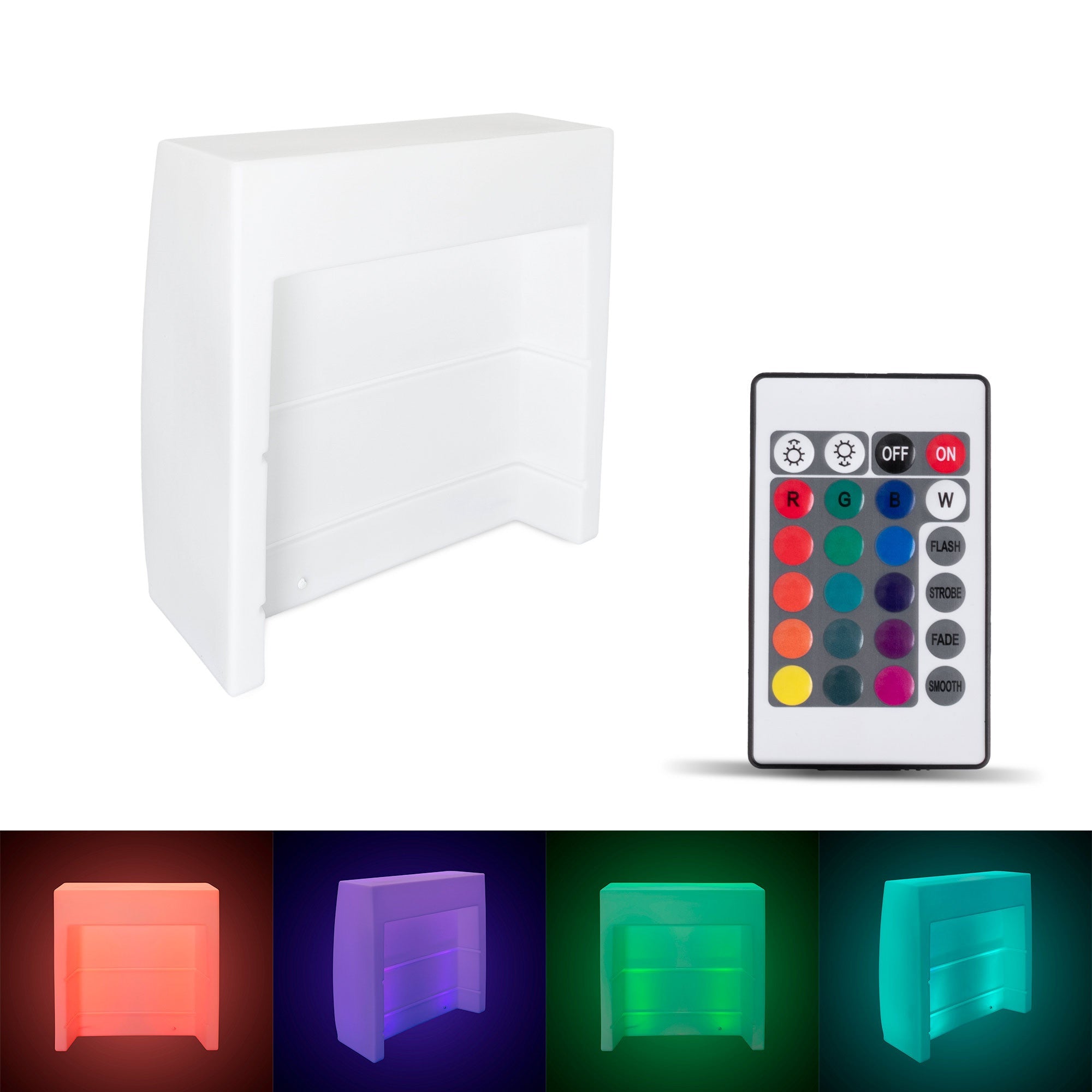 Barra de bar LED RGBW - 64W - Recargable