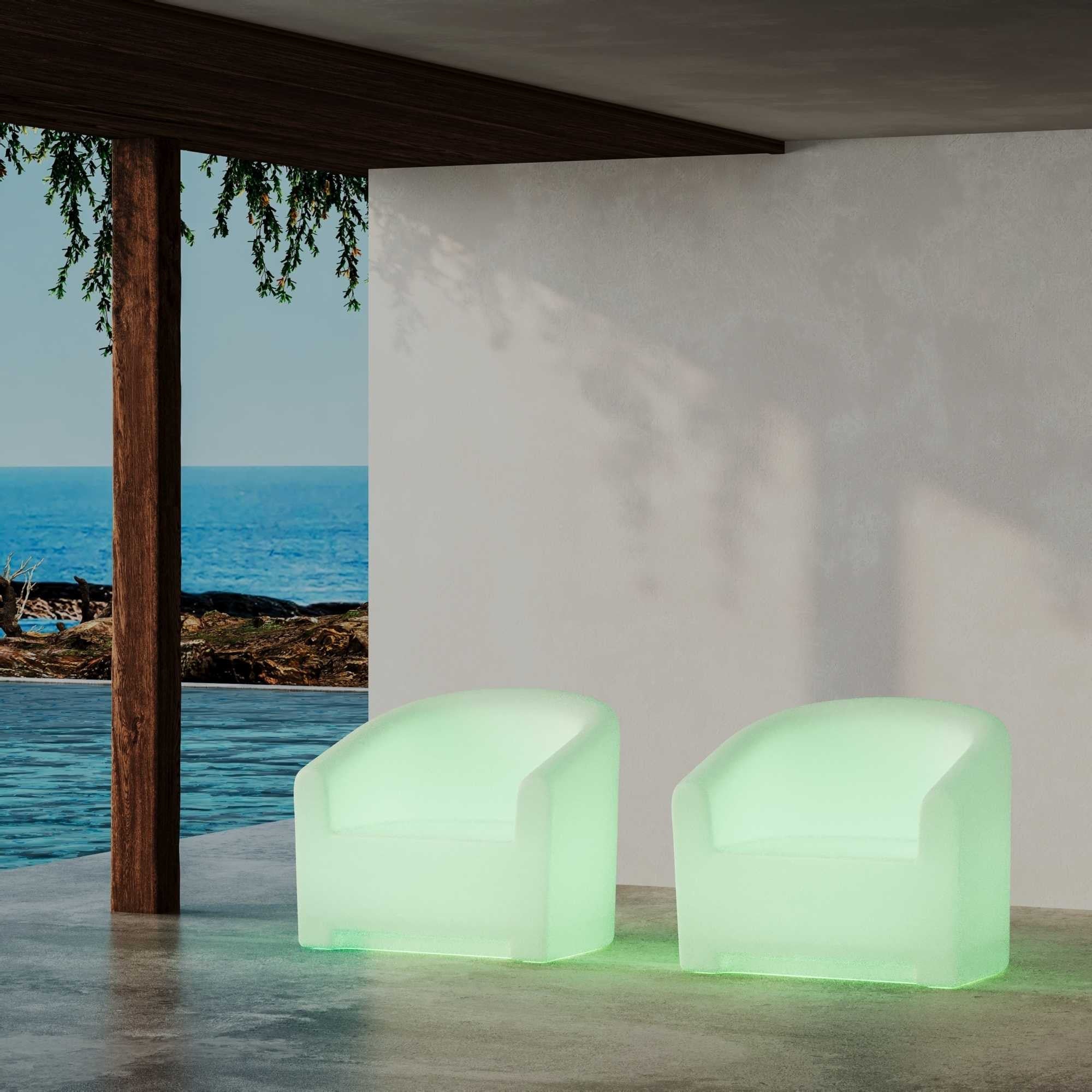 Sillón luminoso LED RGBW - 16W - Recargable