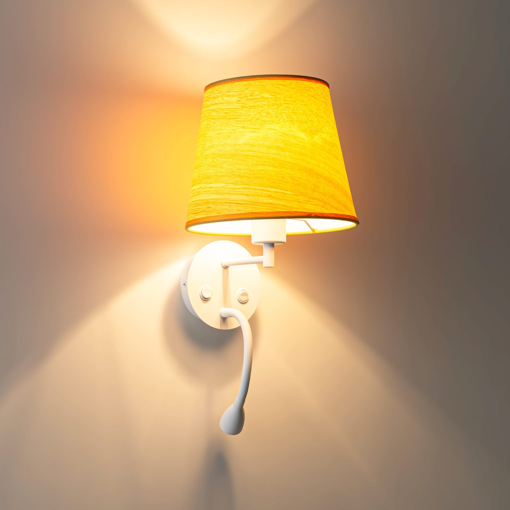 Aplique de pared para lectura "MAR" - E27 + Foco LED flexible