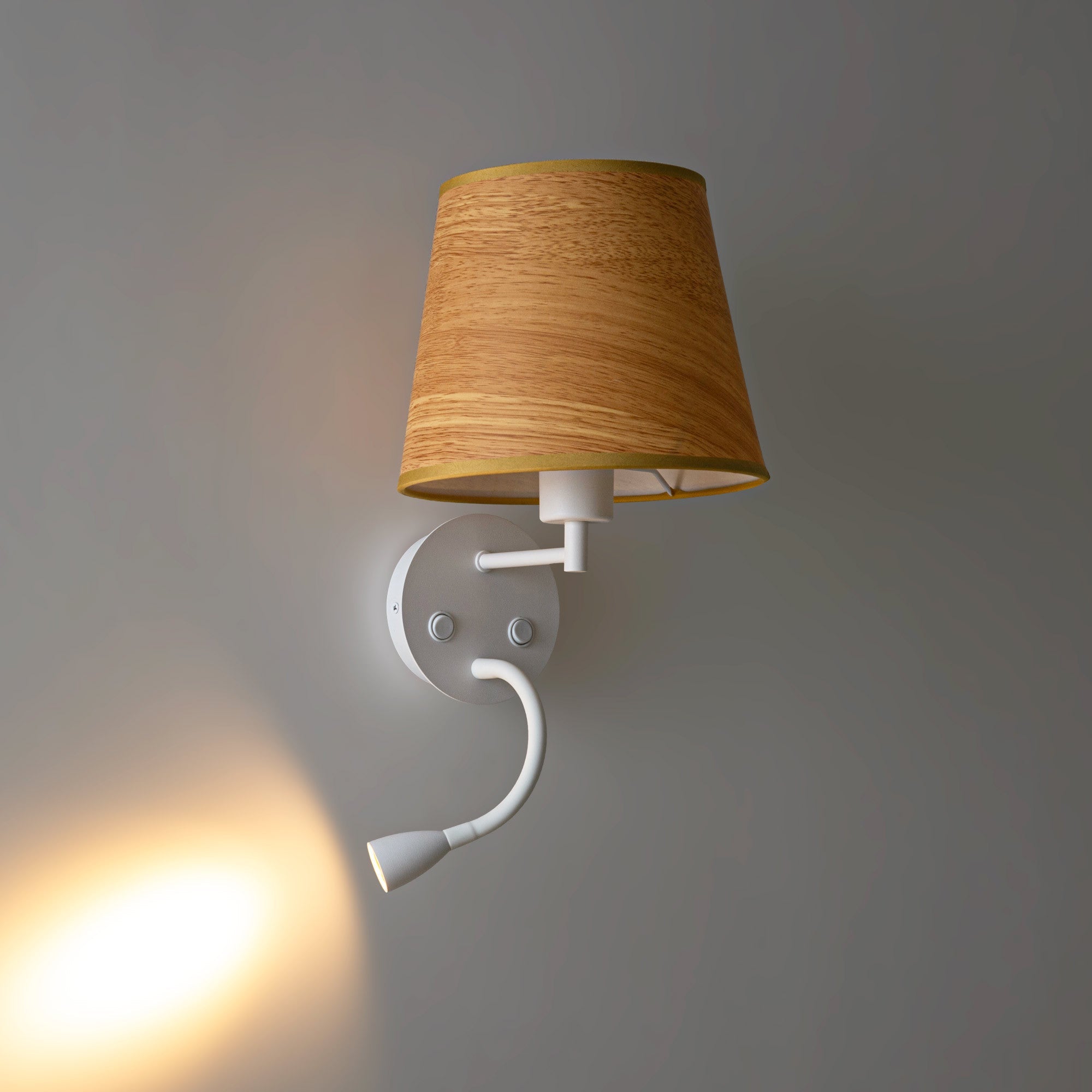 Aplique de pared para lectura "MAR" - E27 + Foco LED flexible