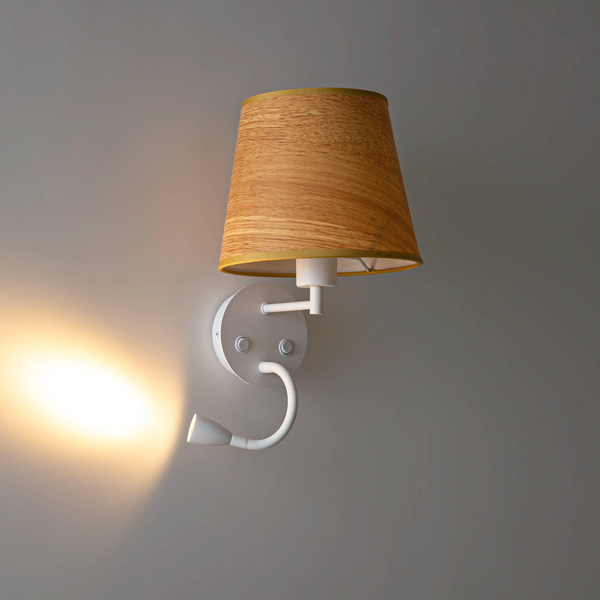 Aplique de pared para lectura "MAR" - E27 + Foco LED flexible