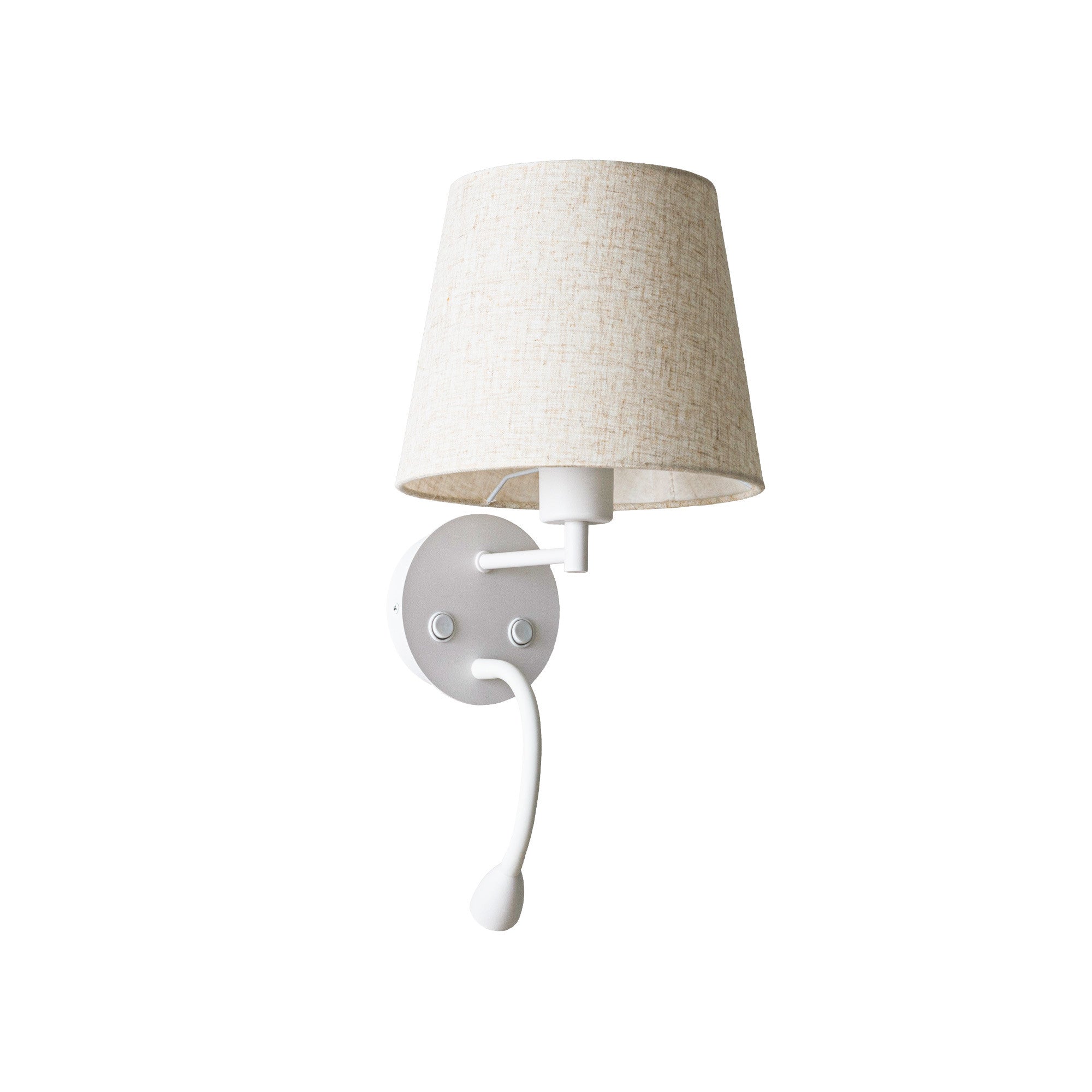 Aplique de pared para lectura "MAR II" - E27 + Foco LED flexible