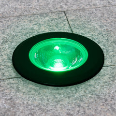 Foco LED empotrable en suelo - RGB - 12W - IP67 - 12VDC