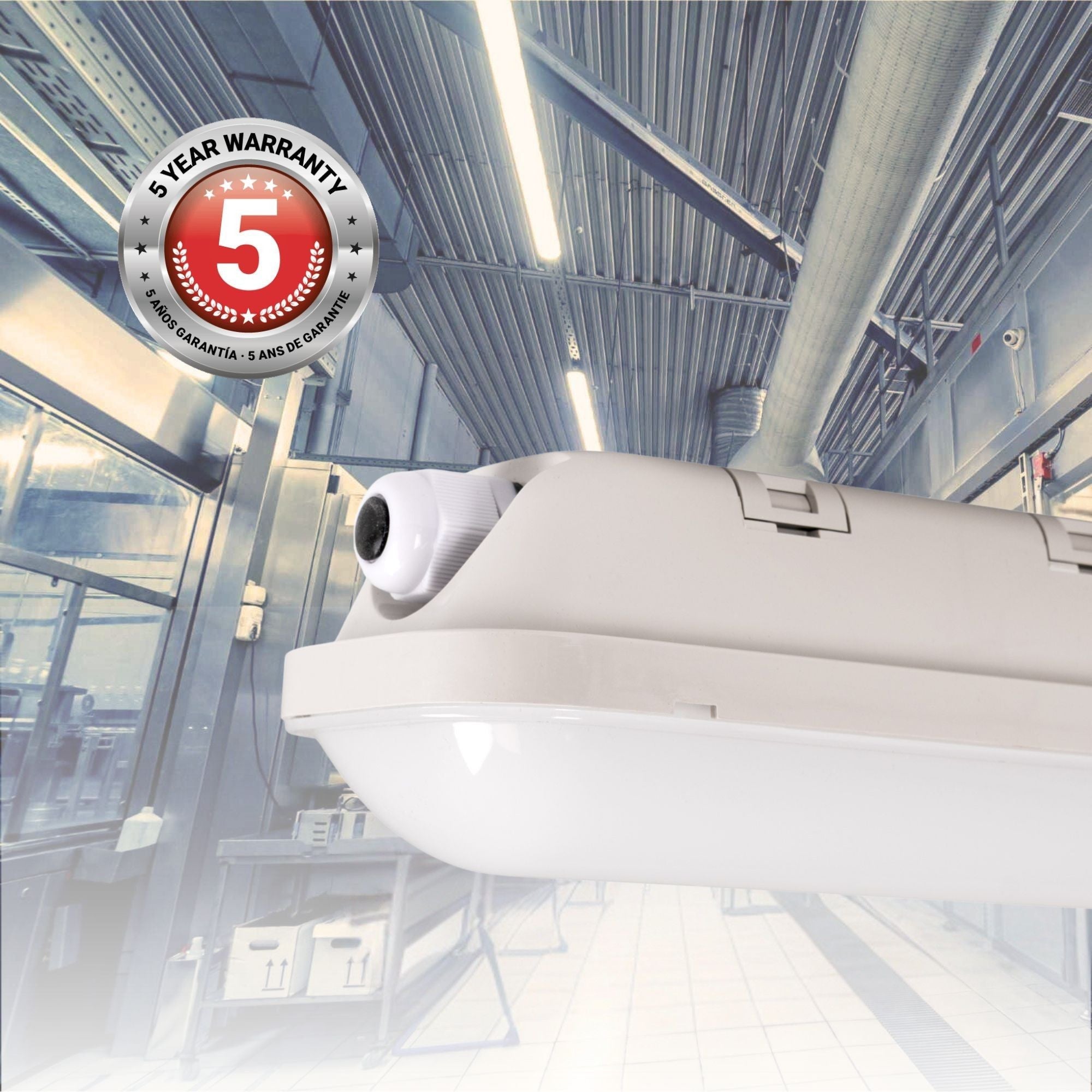 Pantalla estanca LED enlazable - 48W - 150cm - 6500K