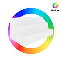 Expositor luminoso LED RGBW - 12W - Recargable - IP65