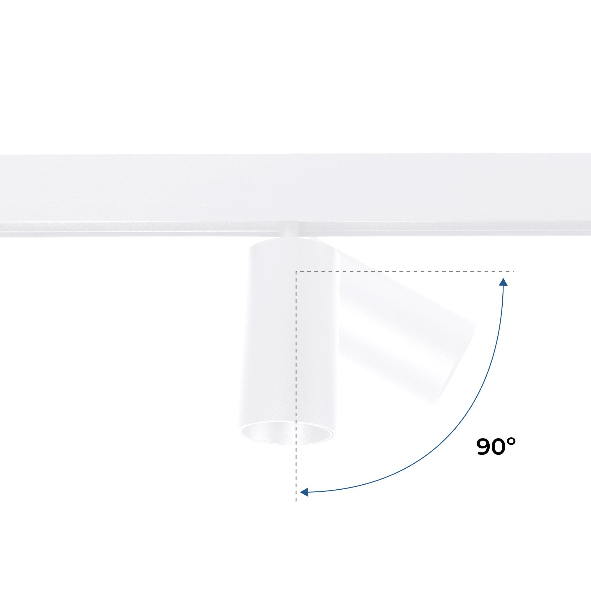 Foco LED para carril magnético 48V - 20W - DALI-2 regulable