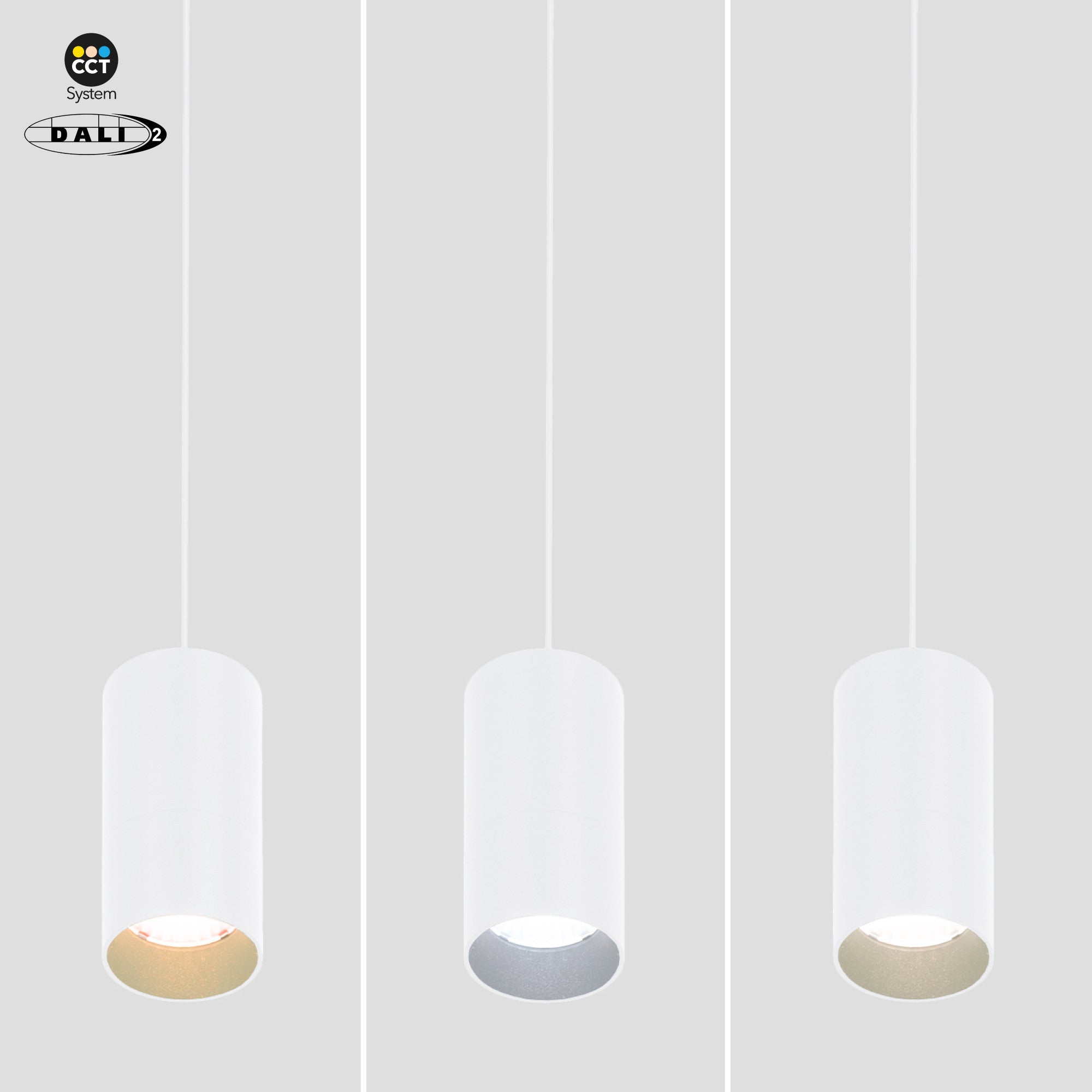 Foco de suspensión LED para carril magnético 48V - 5W - DALI-2 regulable