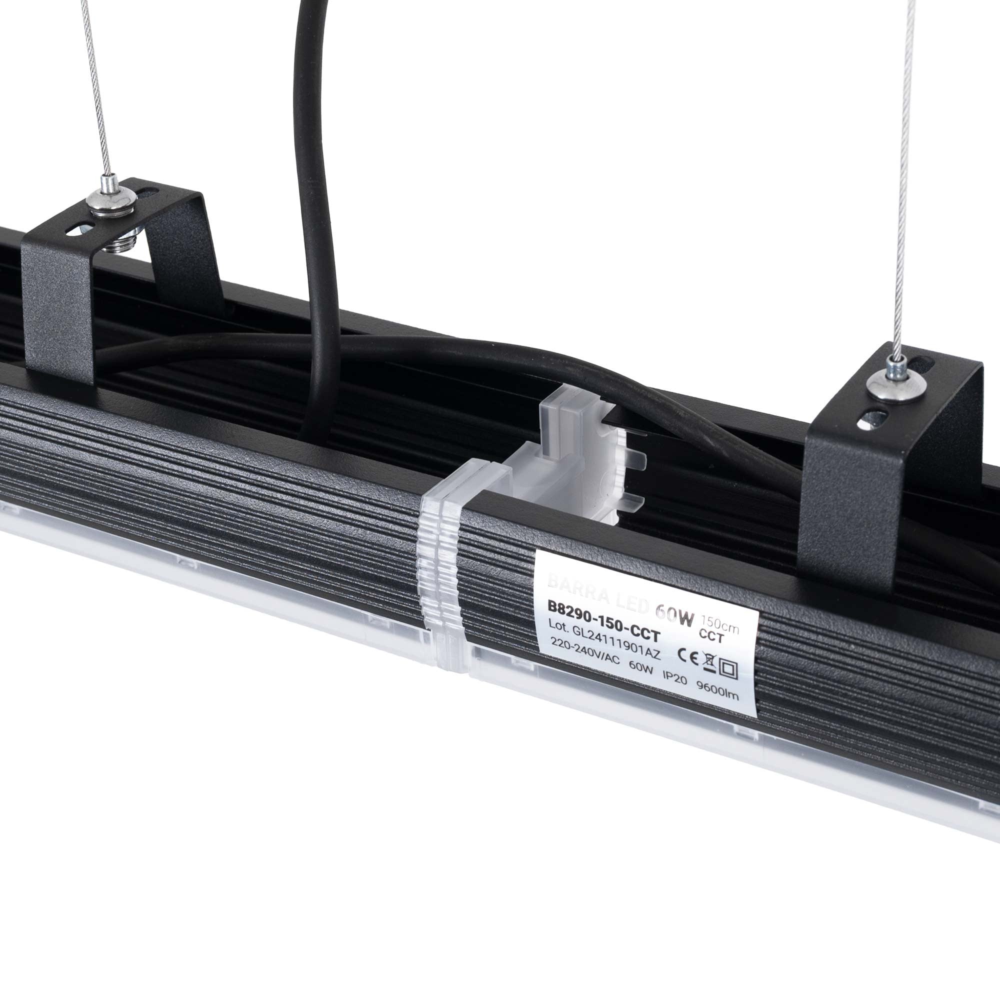 Barra lineal LED de alta potencia - 60W - 150cm - Enlazable - IP20