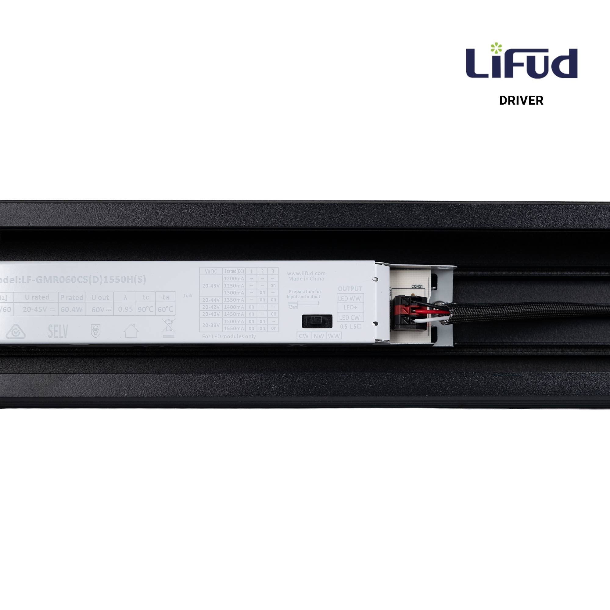 Barra lineal LED de alta potencia - 60W - 150cm - Enlazable - IP20