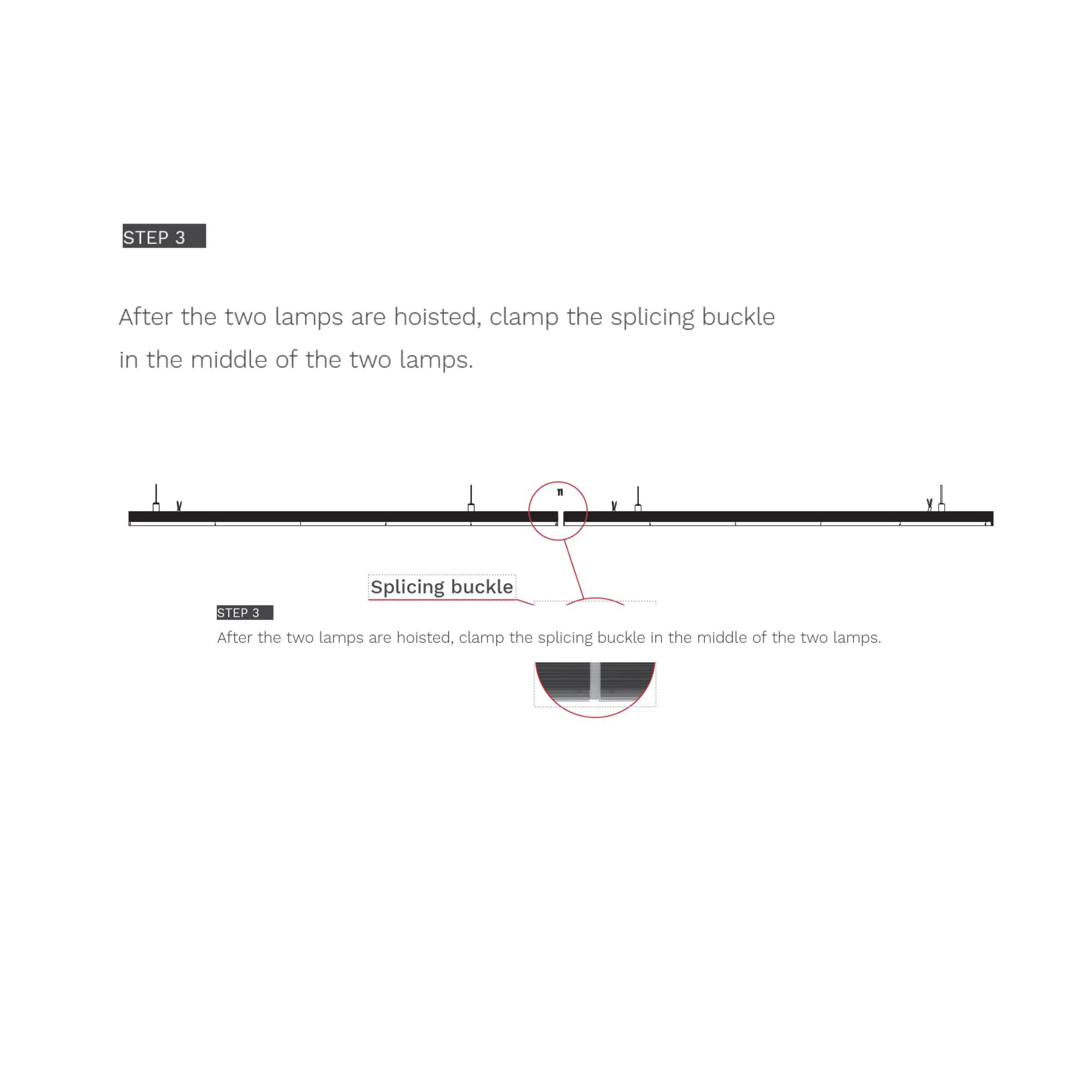 Barra lineal LED de alta potencia - 60W - 150cm - Enlazable - IP20