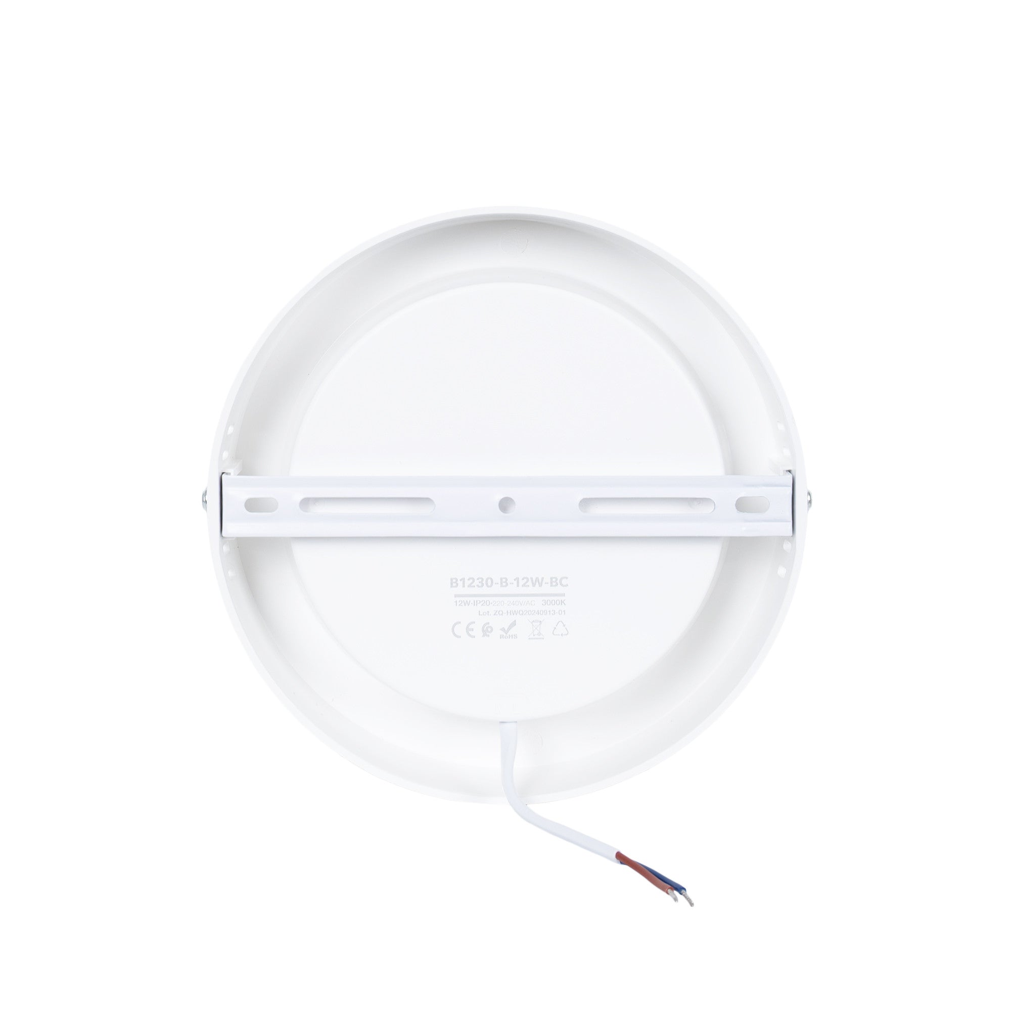 Plafón LED redondo de superficie - 12W - Alta Eficiencia