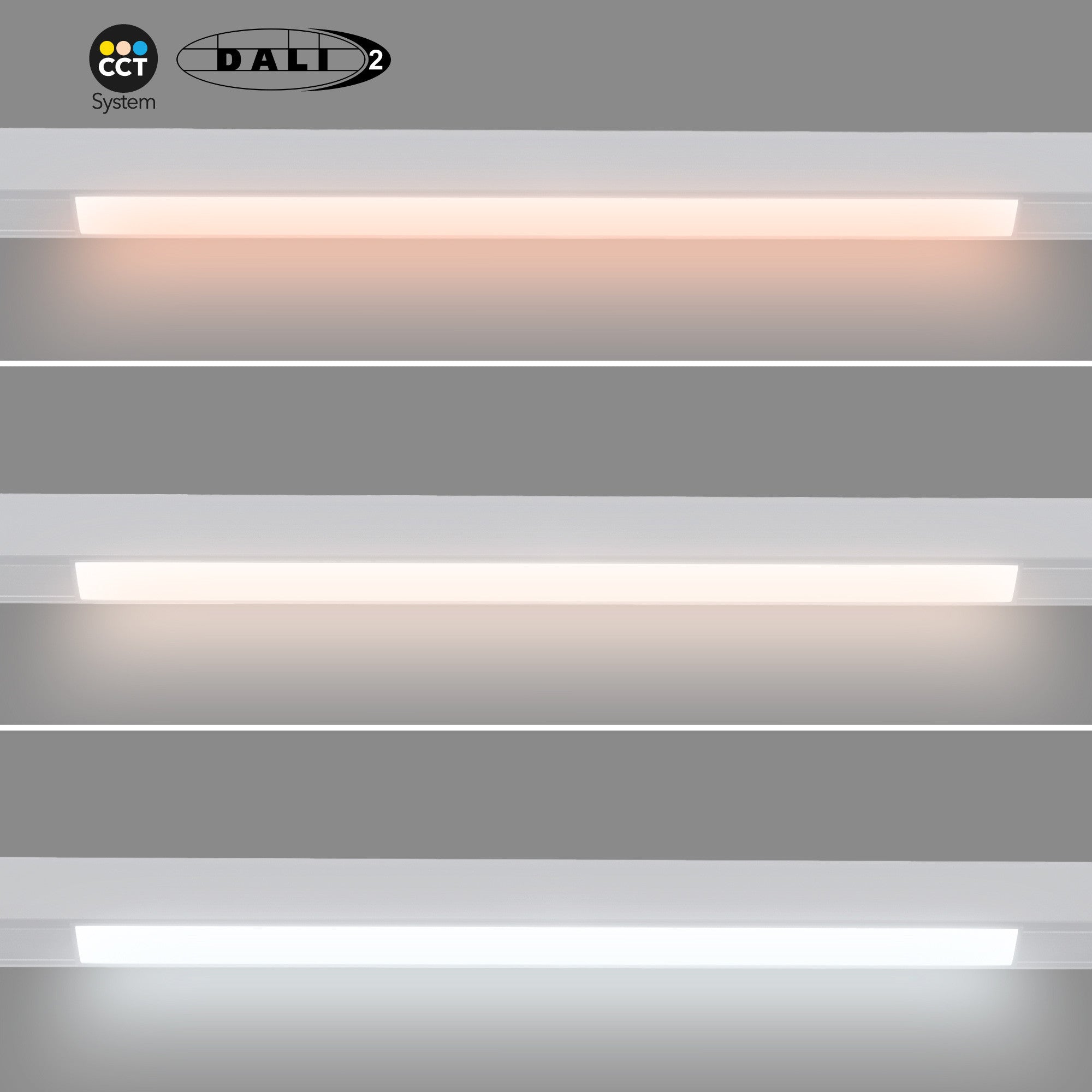 Foco lineal opal carril magnético 48V CCT - 20W - DALI regulable