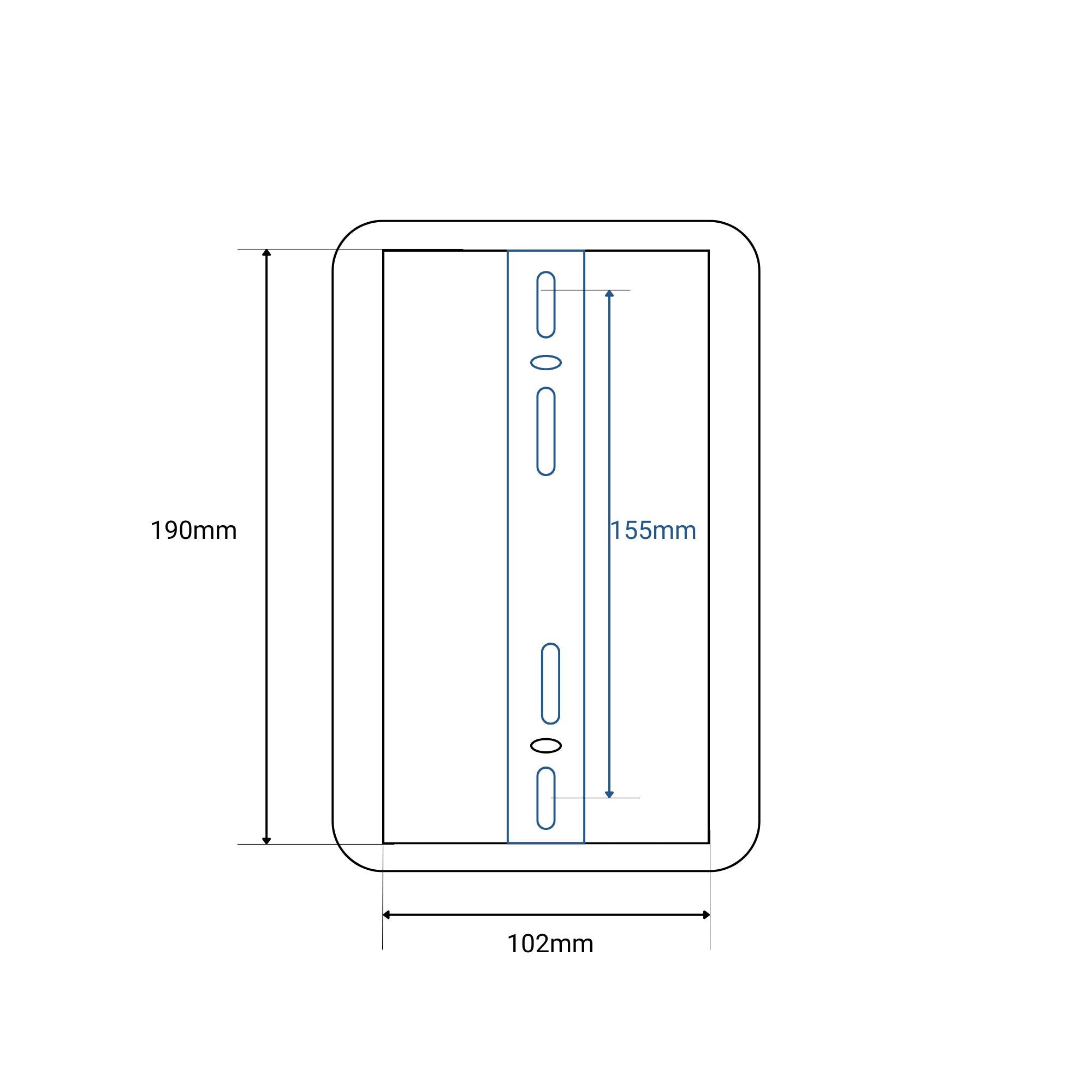 Aplique de pared para lectura "BASKOP" - Puerto USB + USB-C - 6W