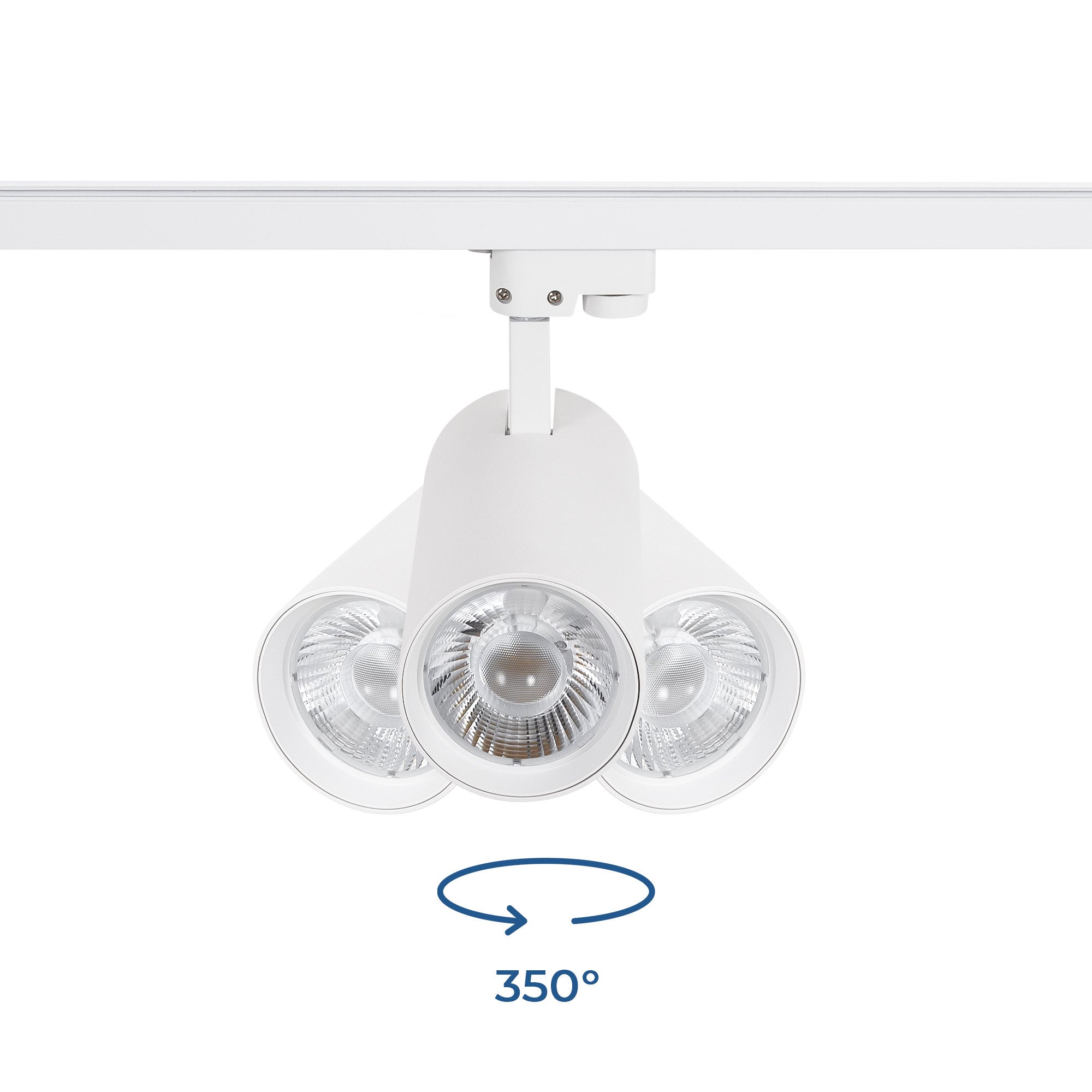 Proyector LED para carril monofásico - 36W - CCT - TRIAC regulable - CRI90