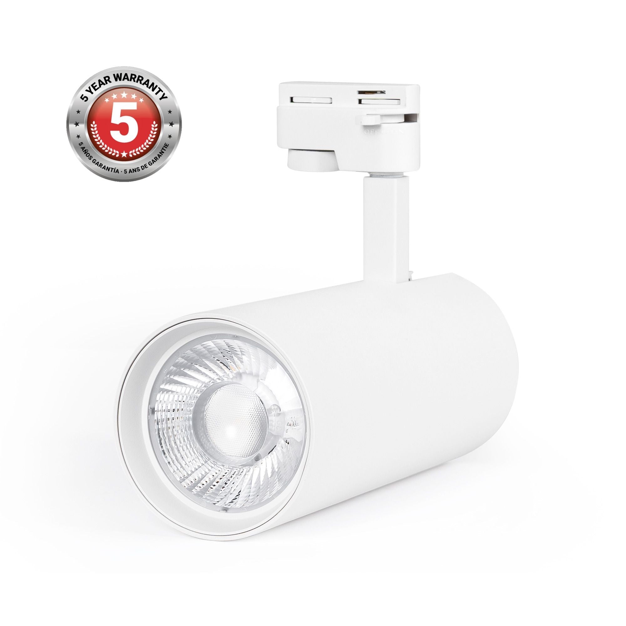 Proyector LED para carril monofásico - 36W - CCT - TRIAC regulable - CRI90