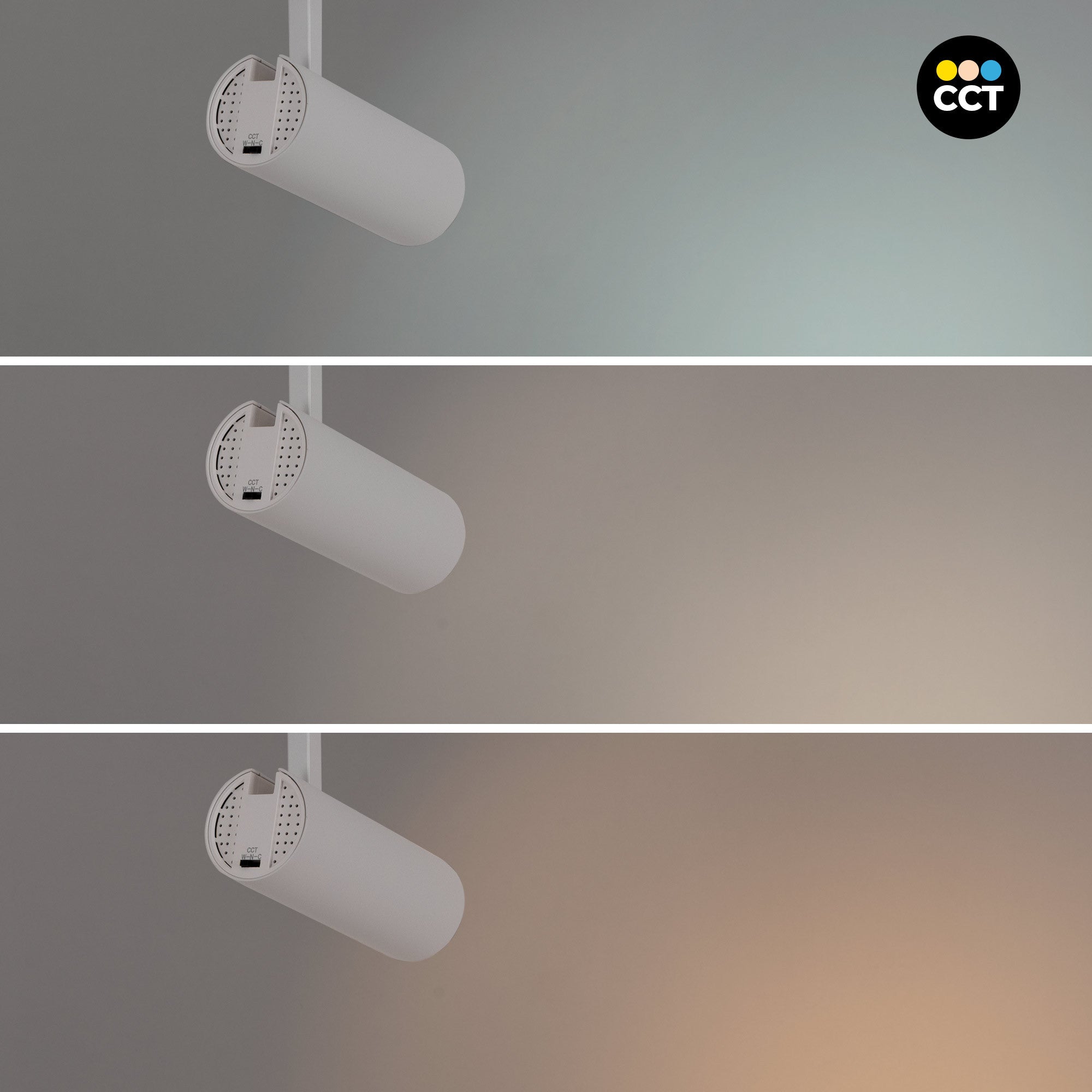 Proyector LED para carril monofásico - CCT - 15W - CRI 90 - Driver KGP