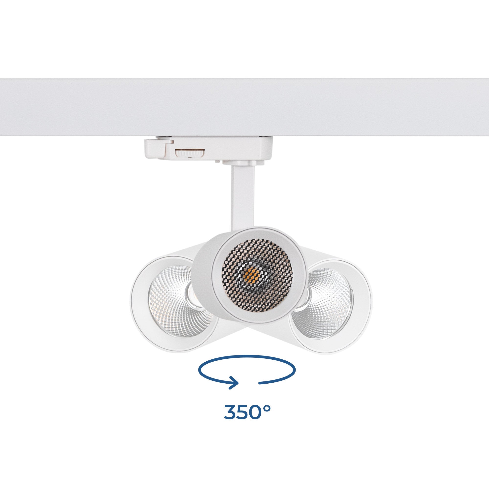 Proyector LED para carril trifásico - 10W - CCT - CRI90 - 860 lm