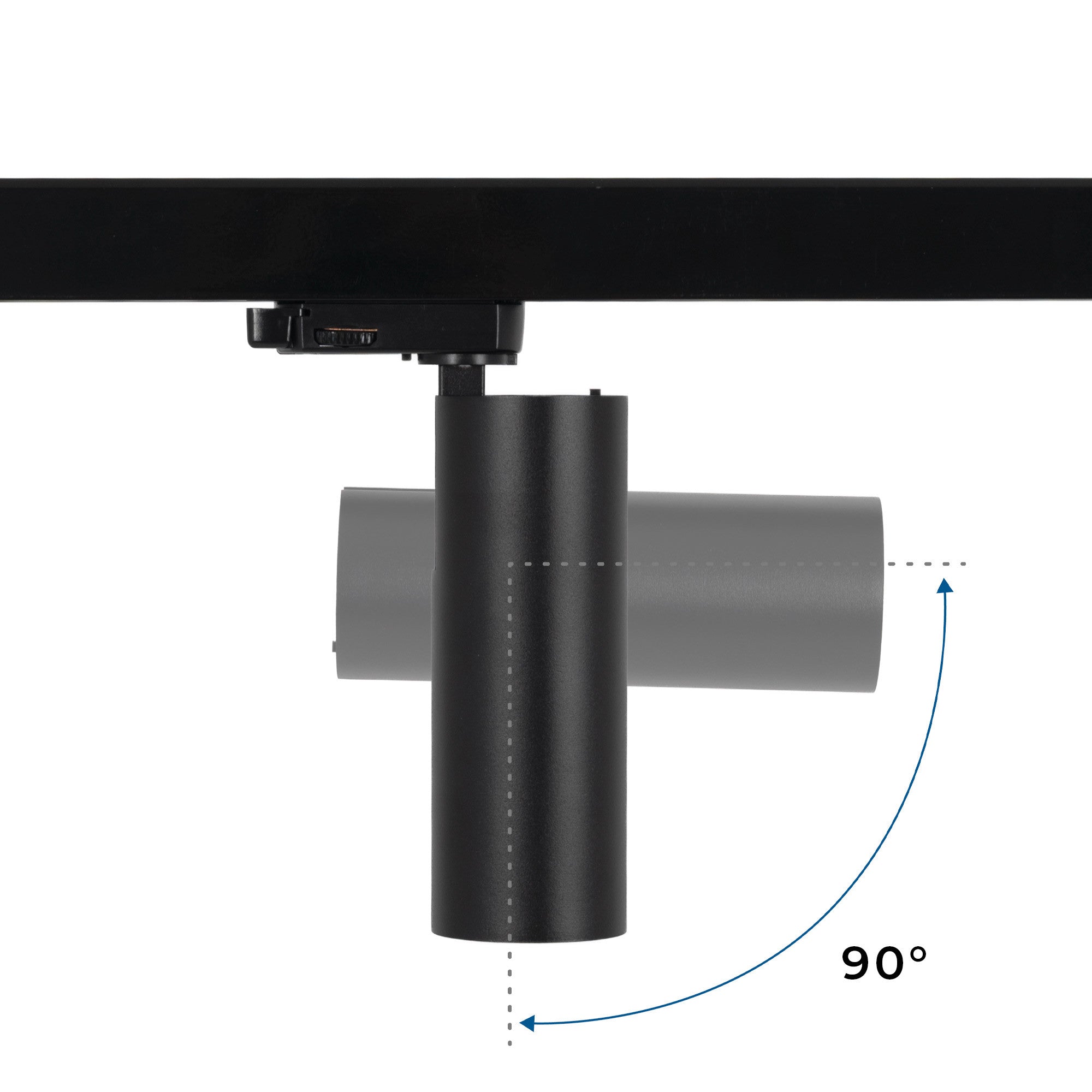 Proyector LED para carril trifásico - 10W - CCT - CRI90 - 860 lm