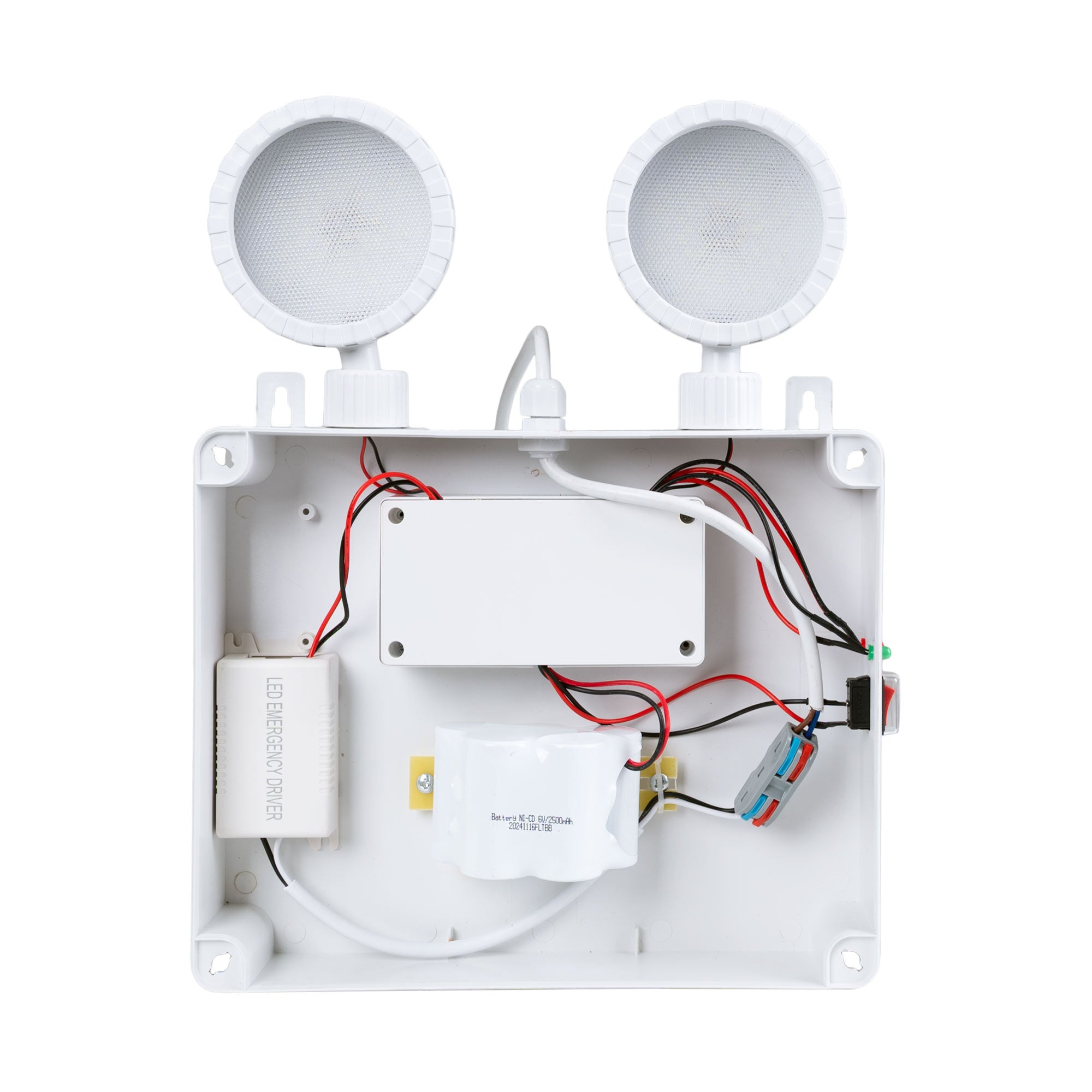 Luz de emergencia LED industrial - 2 x 8W - IP65