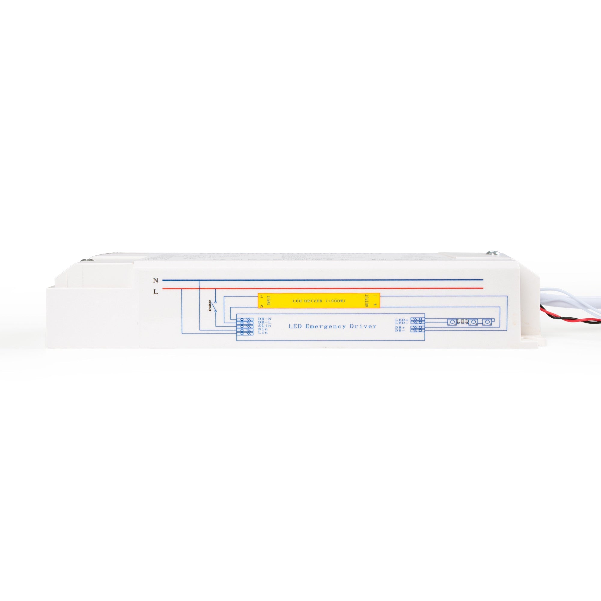 Driver LED para emergencia - Salida 3,3/4,5W - 3h autonomía - Luz 3-80W