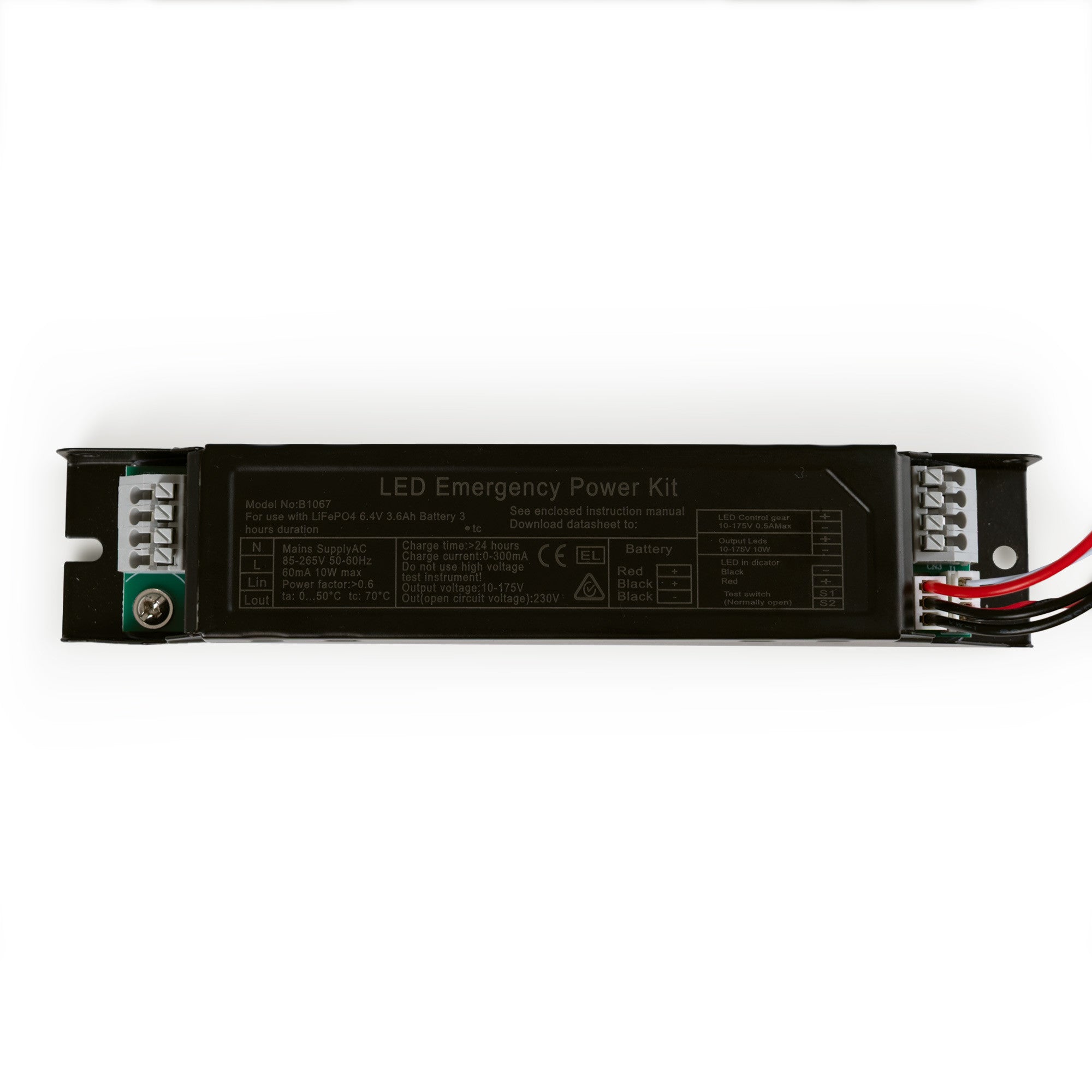 Driver LED para emergencia - Salida 3W - 3h autonomía - Luz 24/100W