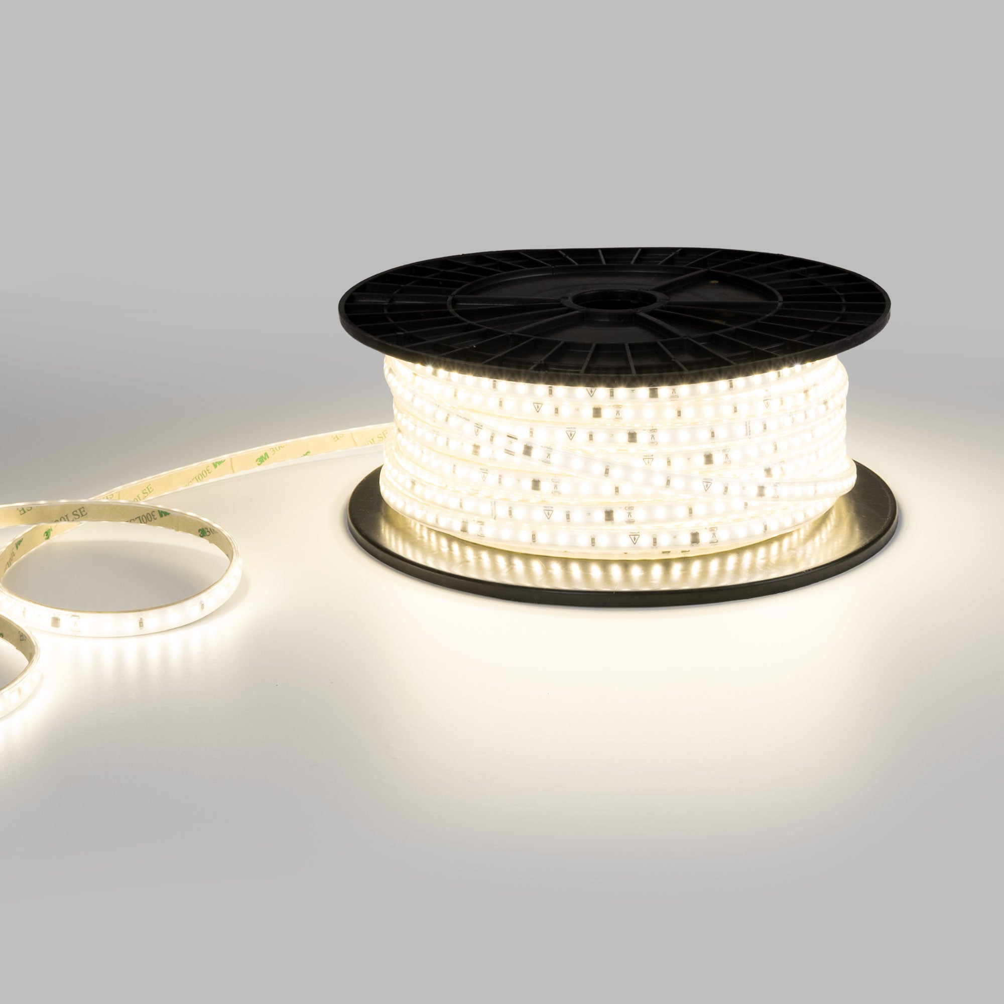 Tira LED 220V AC - Monocolor - 8W/m - 10mm - IP65 - 50 metros - 120ch/m