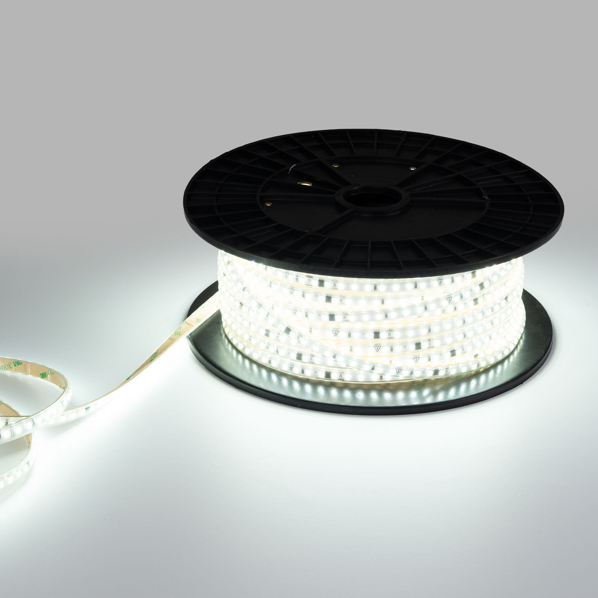 Tira LED 220V AC - Monocolor - 8W/m - 10mm - IP65 - 50 metros - 120ch/m