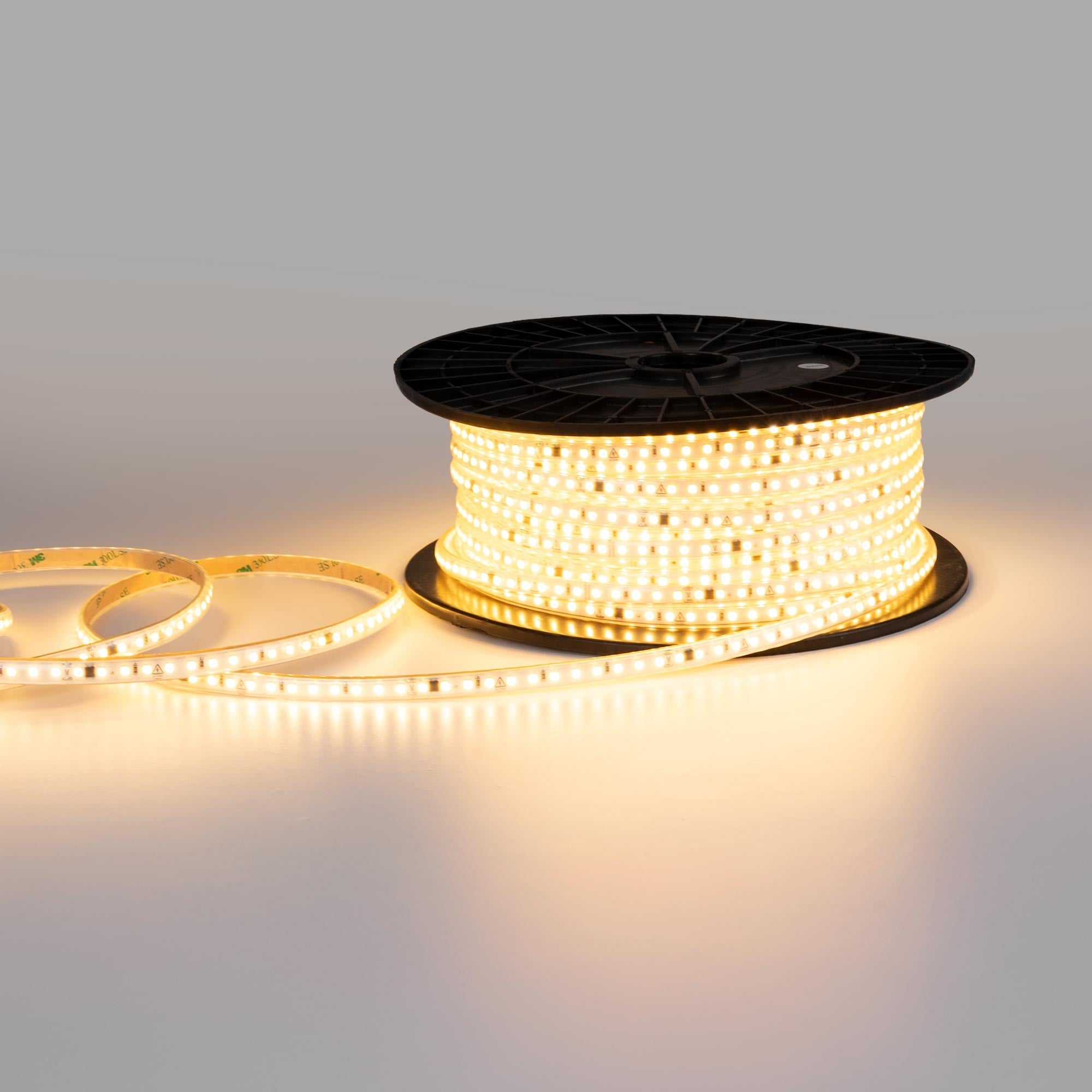 Tira LED 220V AC - Monocolor - 8W/m - 10mm - IP65 - 50 metros - 120ch/m