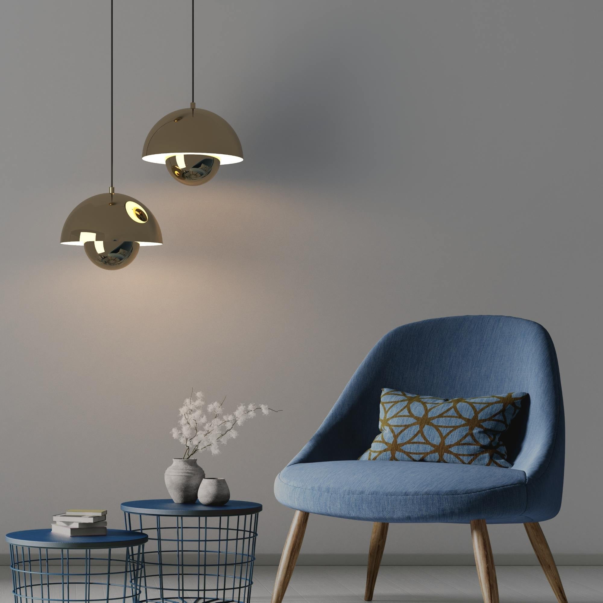 Lámpara colgante diseño vintage "Lea" - E27