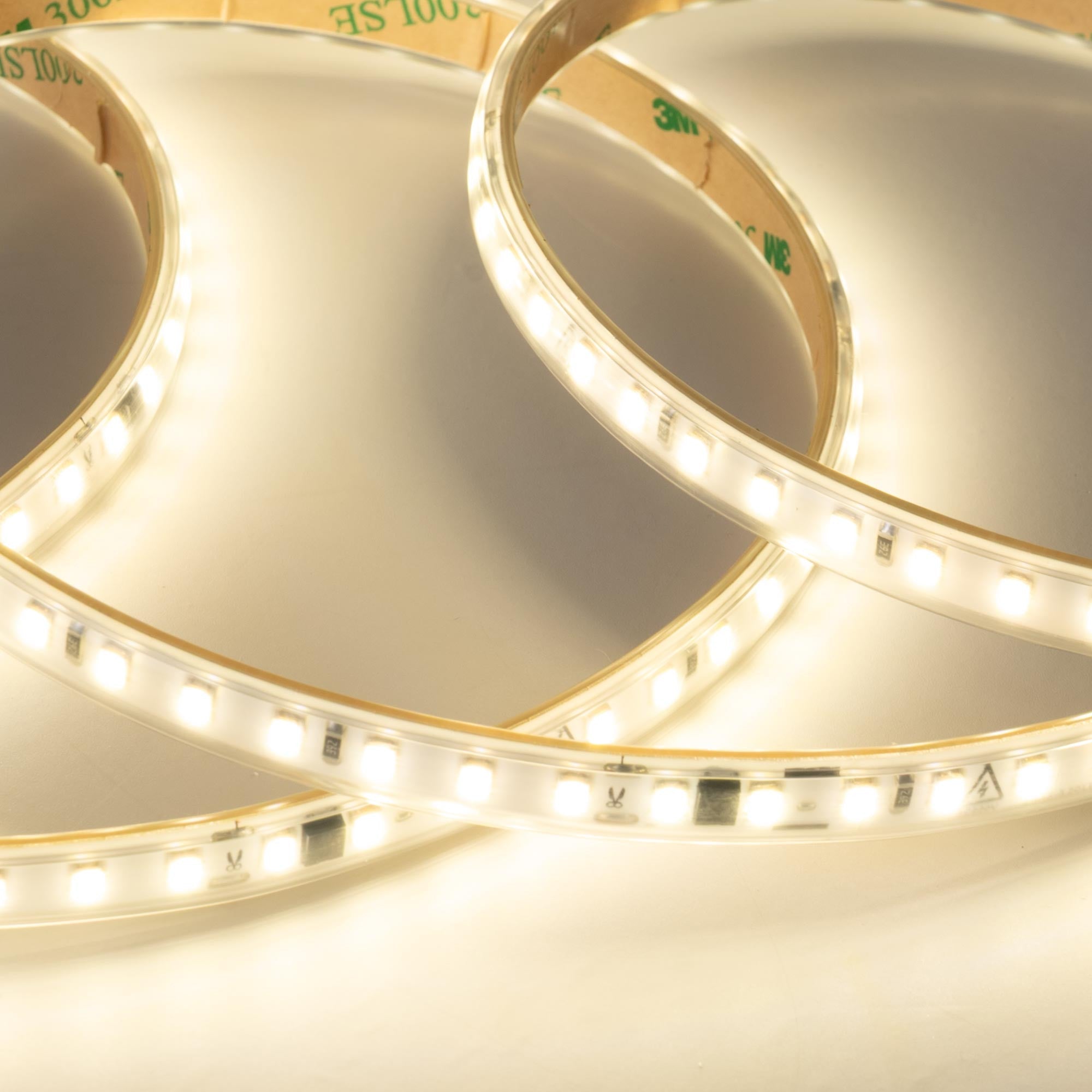Tira LED 220V AC - Monocolor - 8W/m - 10mm - IP65 - 5 metros - 120ch/m