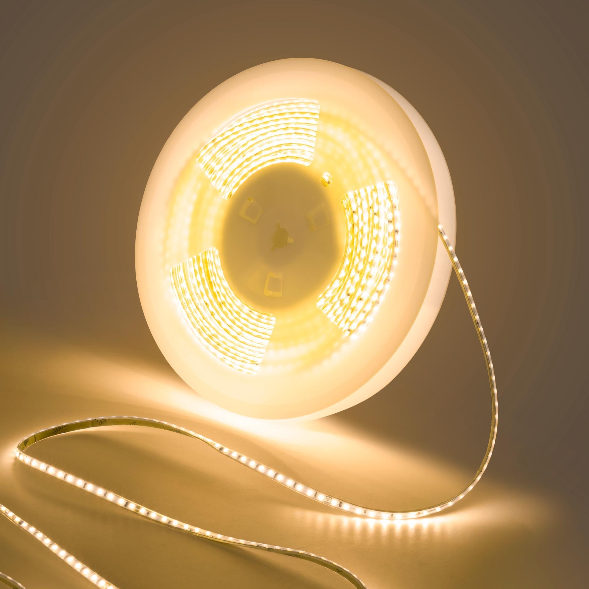 Tira LED 220V AC - Monocolor - 8W/m - 6.5mm - IP44 - 20 metros - 120ch/m