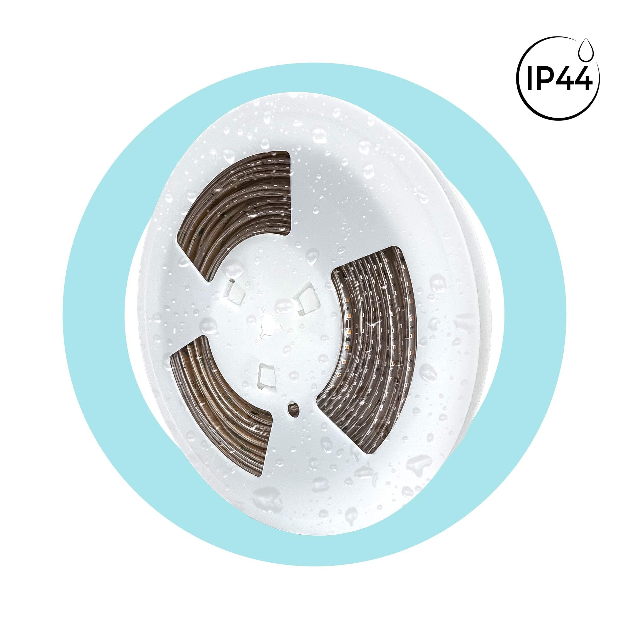 Tira LED 220V AC - Monocolor - 8W/m - 6.5mm - IP44 - 20 metros - 120ch/m