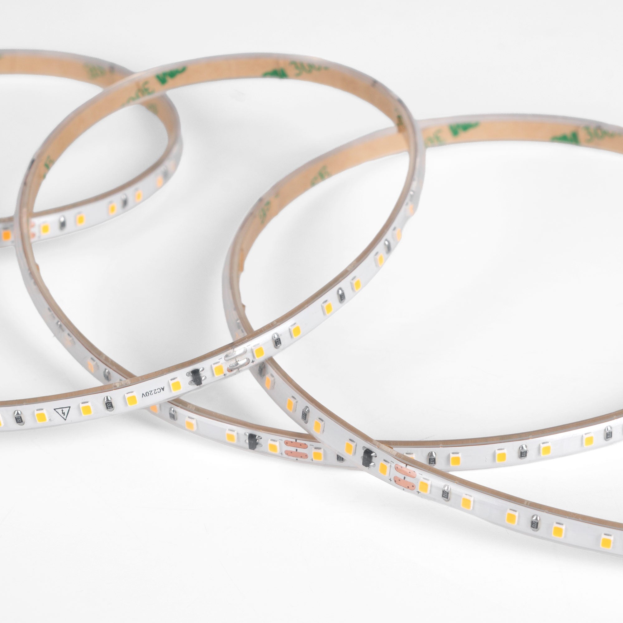 Tira LED 220V AC - Monocolor - 8W/m - 6.5mm - IP44 - 20 metros - 120ch/m