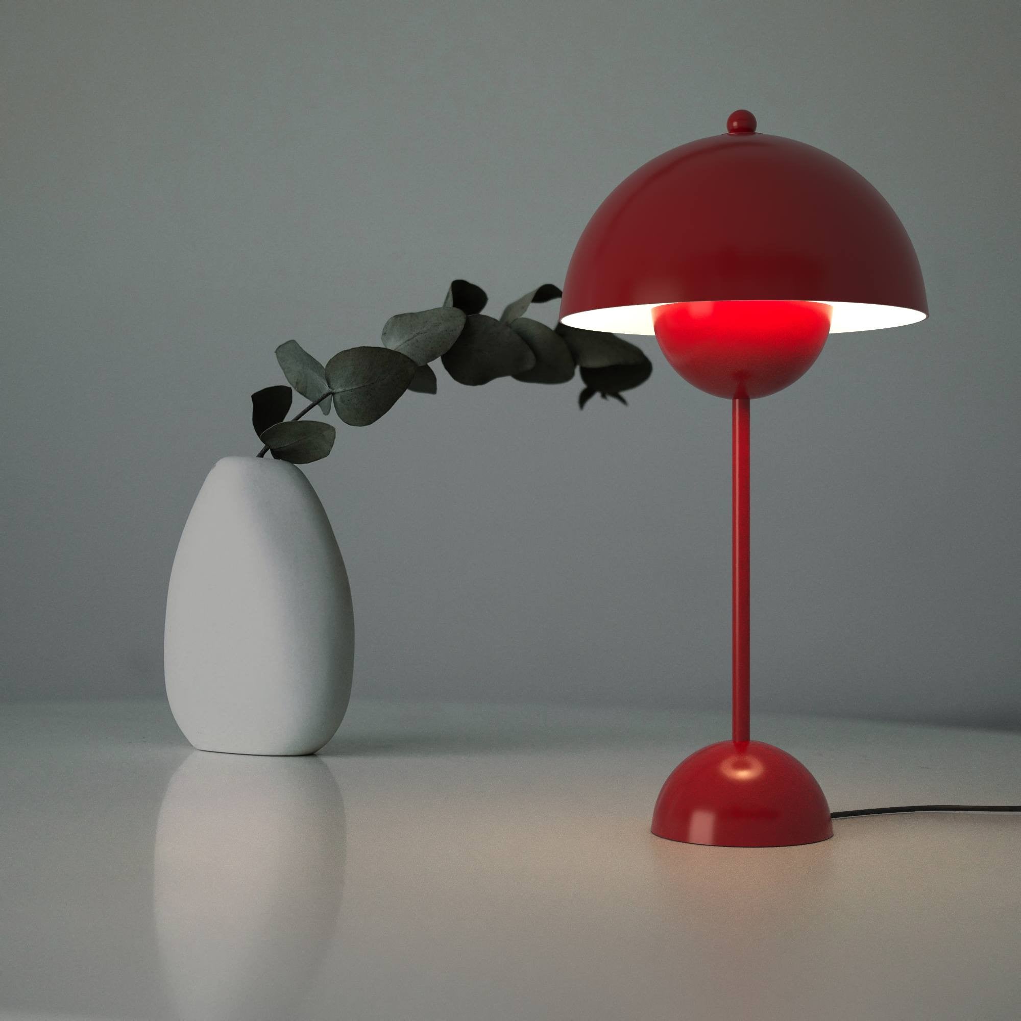 Lámpara de mesa diseño vintage "Floralis" - E27