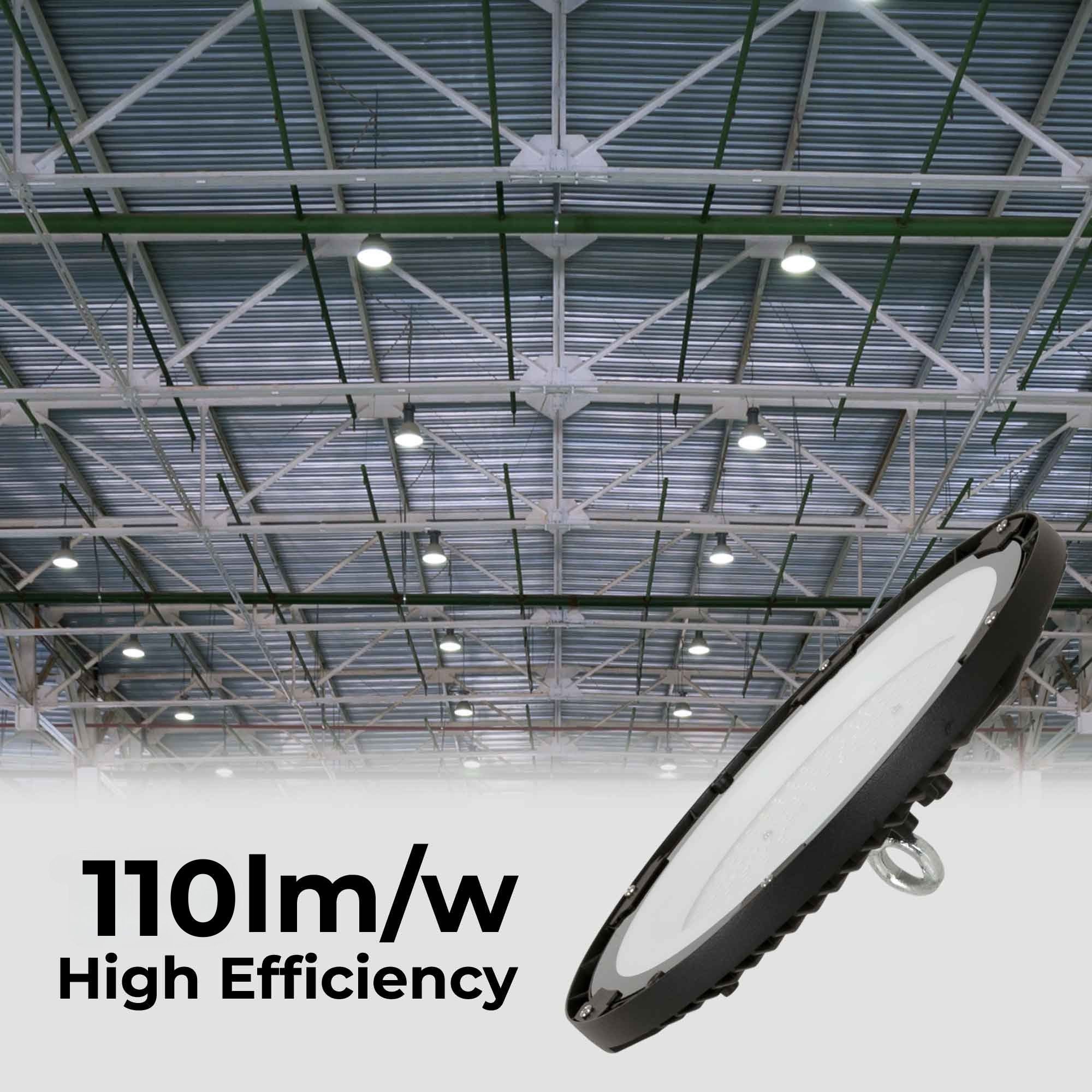 Campana LED industrial - 200W - IP65 - 110lm/W - 5 años de garantía