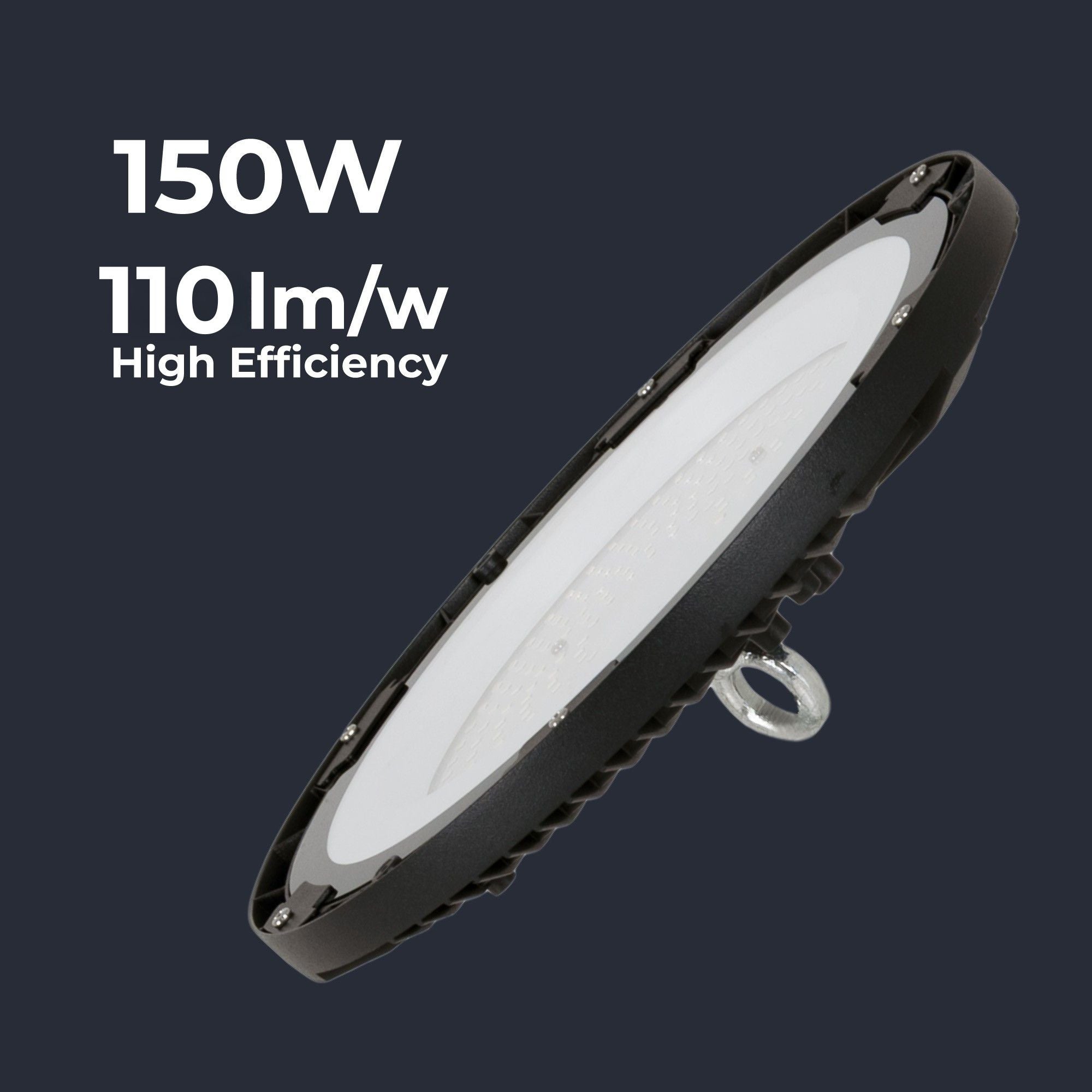 Campana LED industrial - 150W - IP65 - 110lm/W - 5 años de garantía