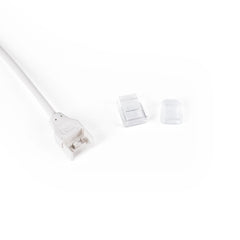 Conector de inicio + Tapón final para tira LED Monocolor IP65 - 10mm