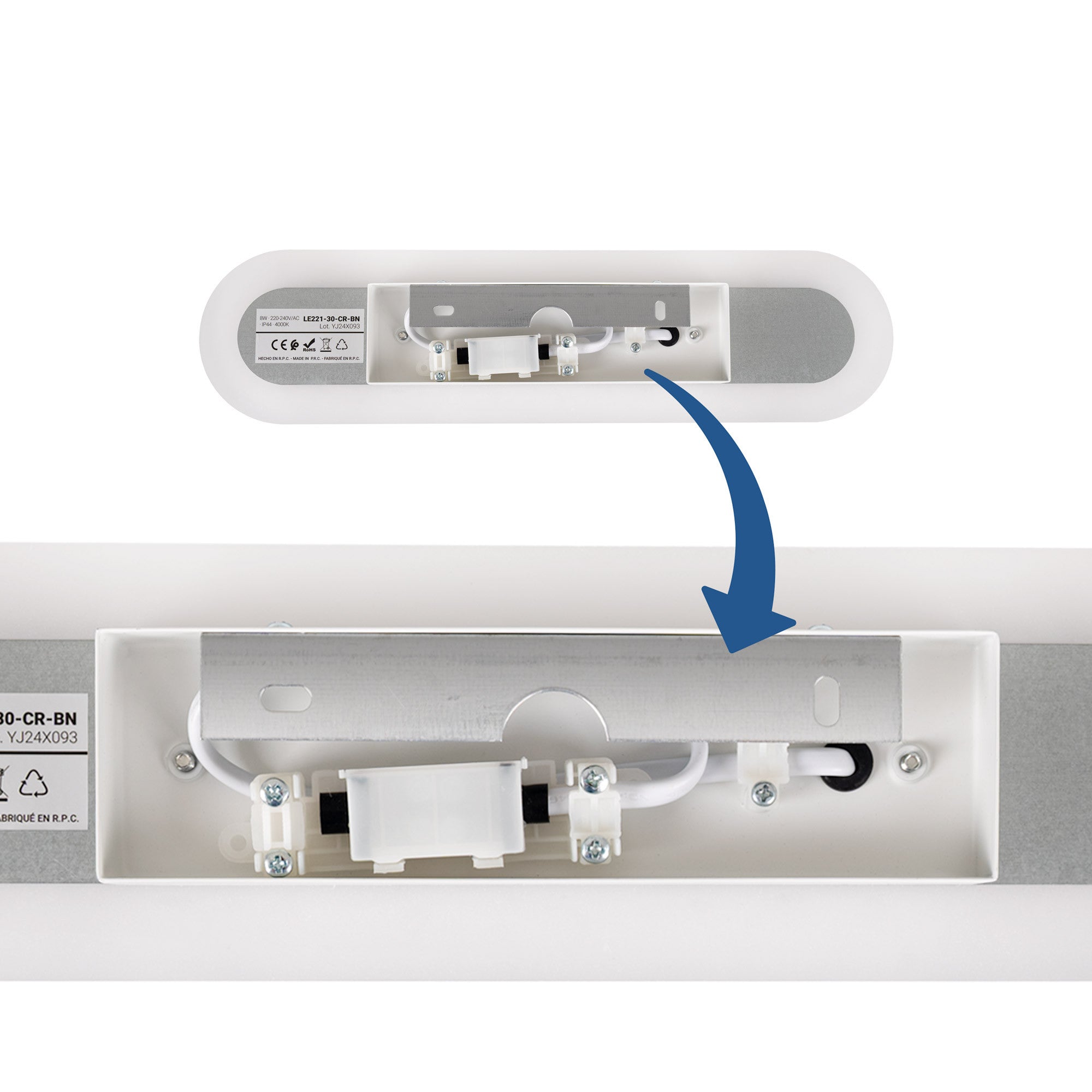 Aplique de pared para baño - 8W - 36 cm - 4000K