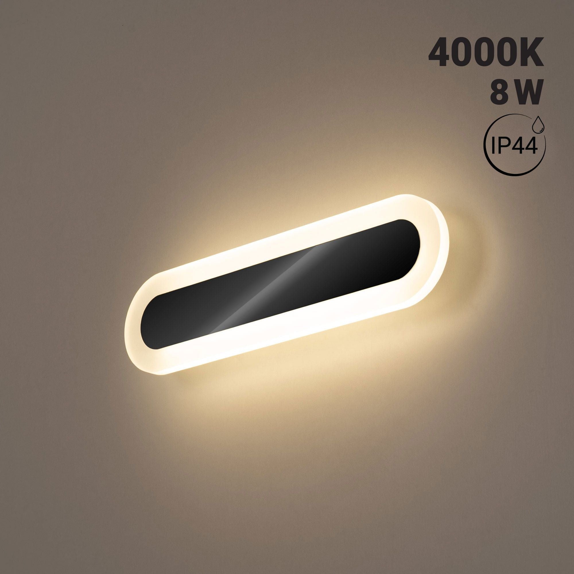 Aplique de pared para baño - 8W - 36 cm - 4000K