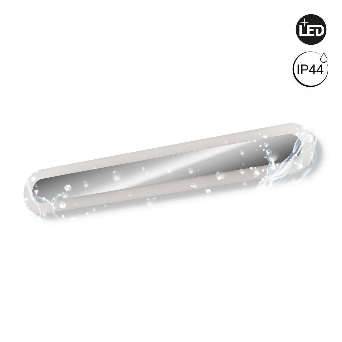 Aplique de pared para baño - 10W - 60 cm - 4000K