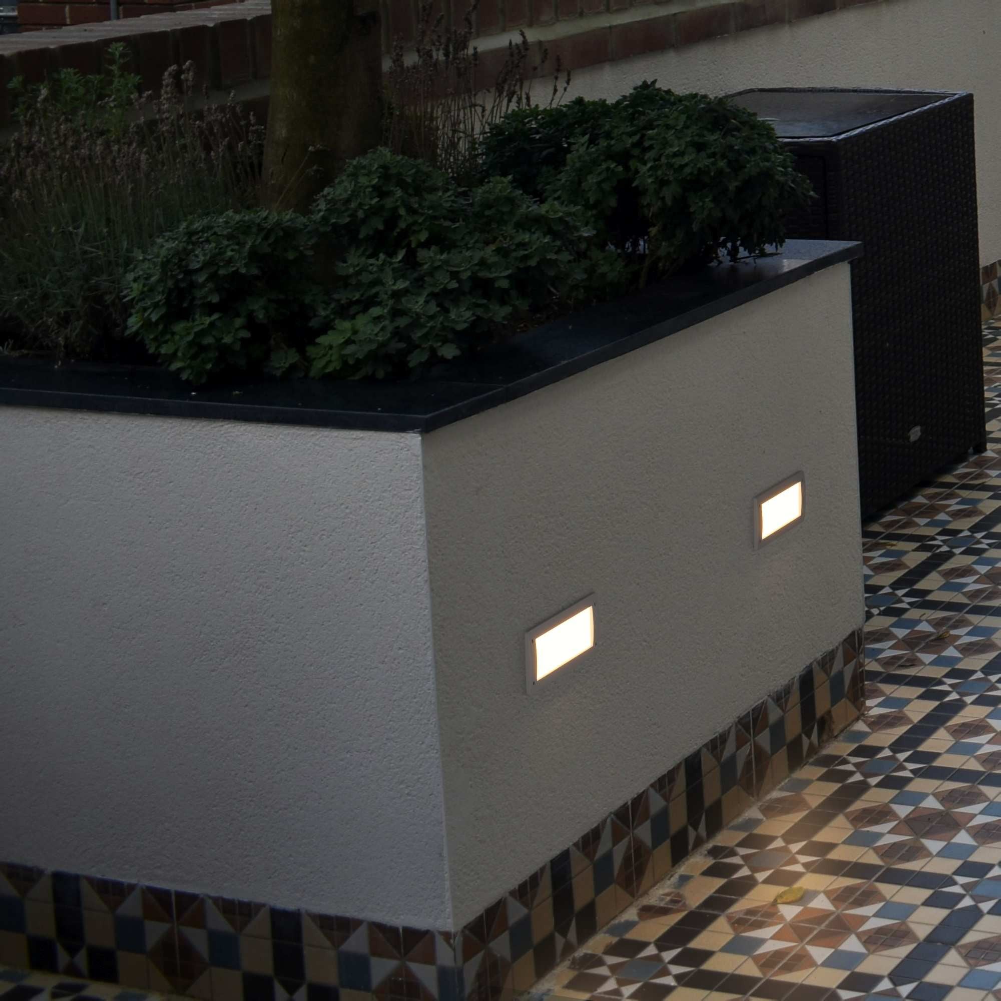 Baliza empotrable LED Fumagalli LETI 300 E27 6W