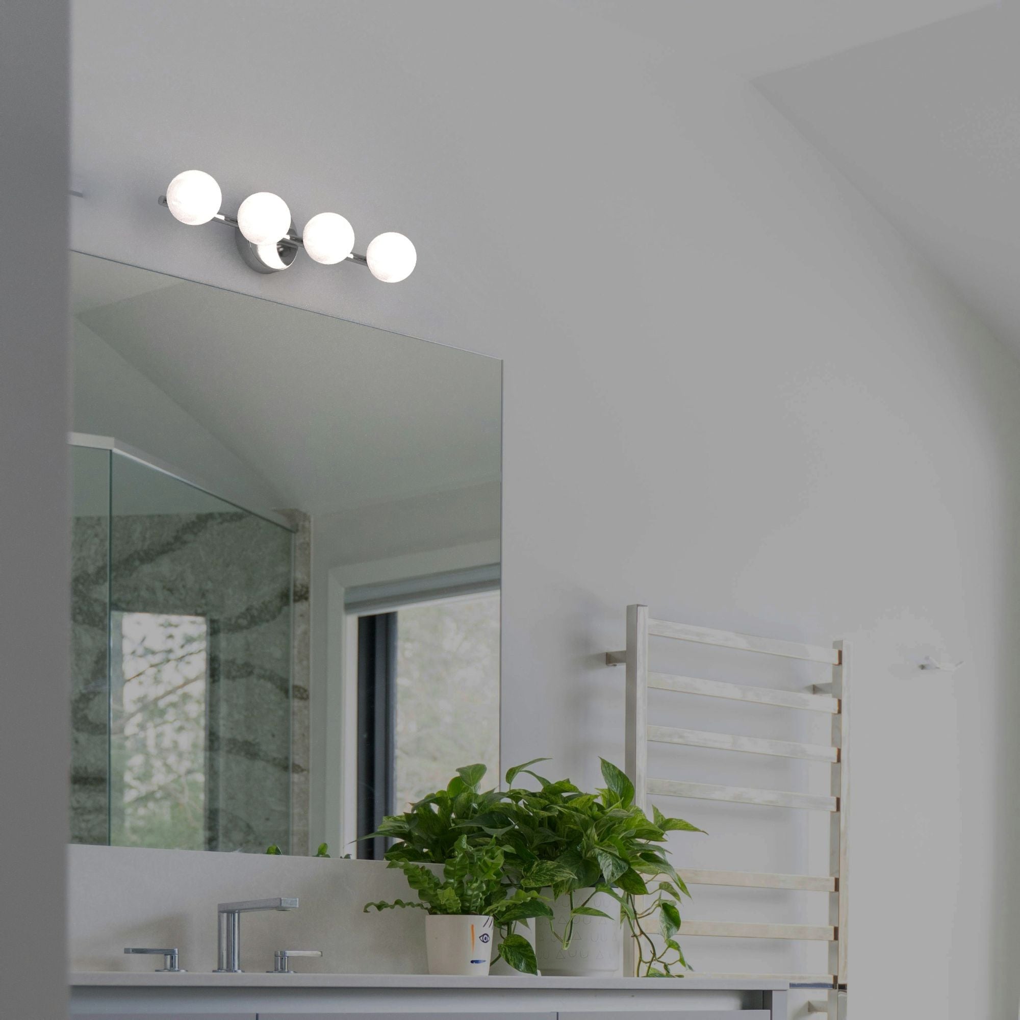 Aplique LED para baño - Esferas frontales - 12W - 4000K